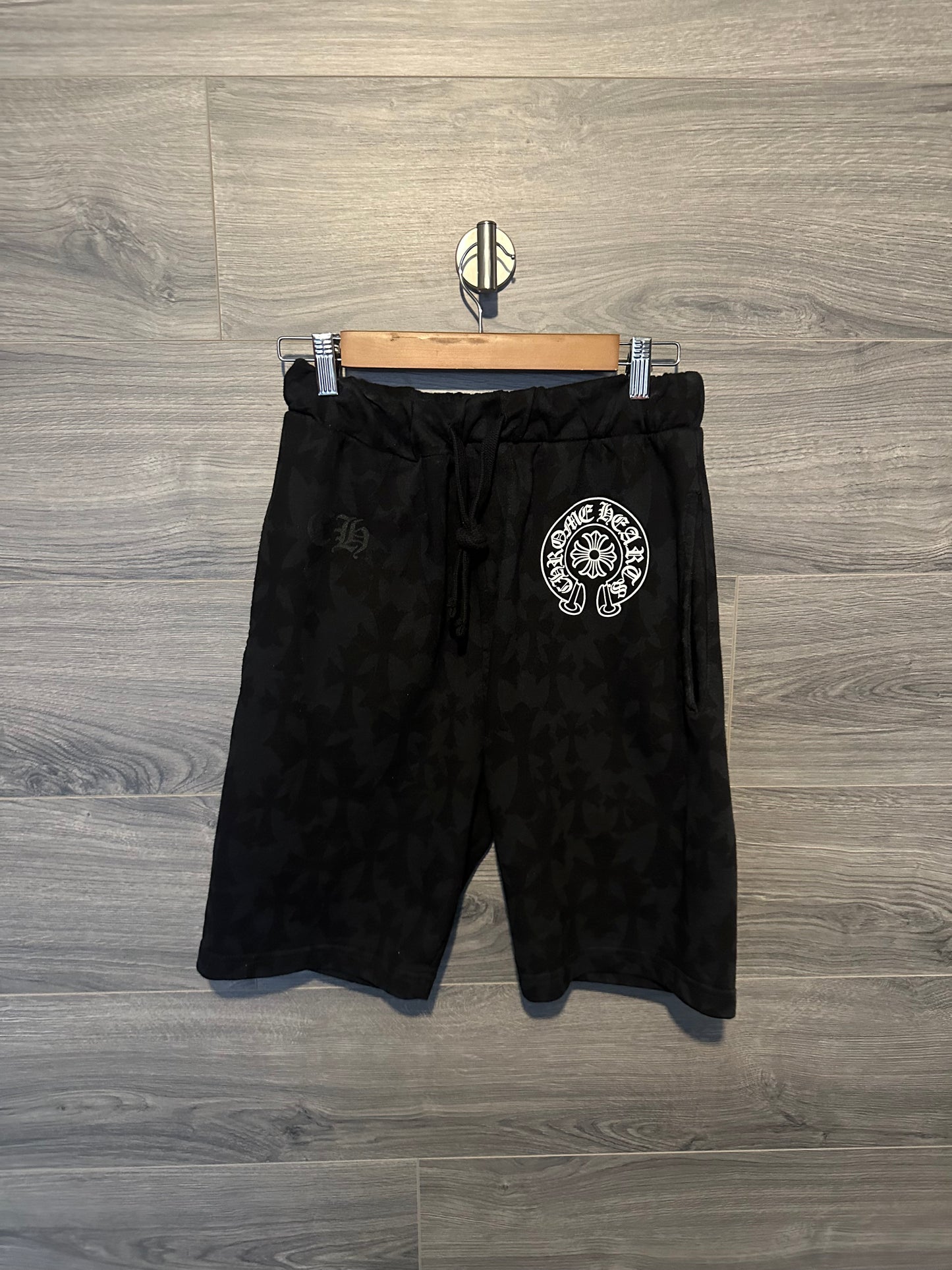 Chrome Hearts Cemetery Monogram Cross Shorts
