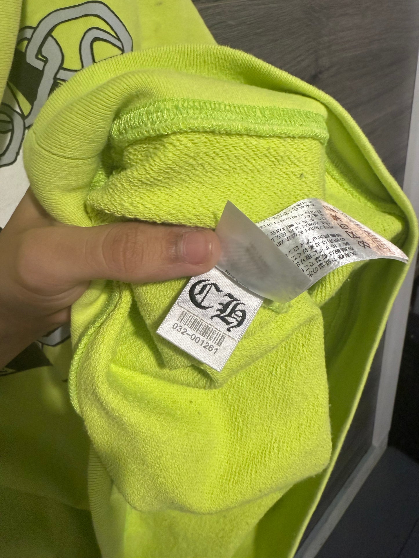 Chrome Hearts Matty Boy Lime Hoodie