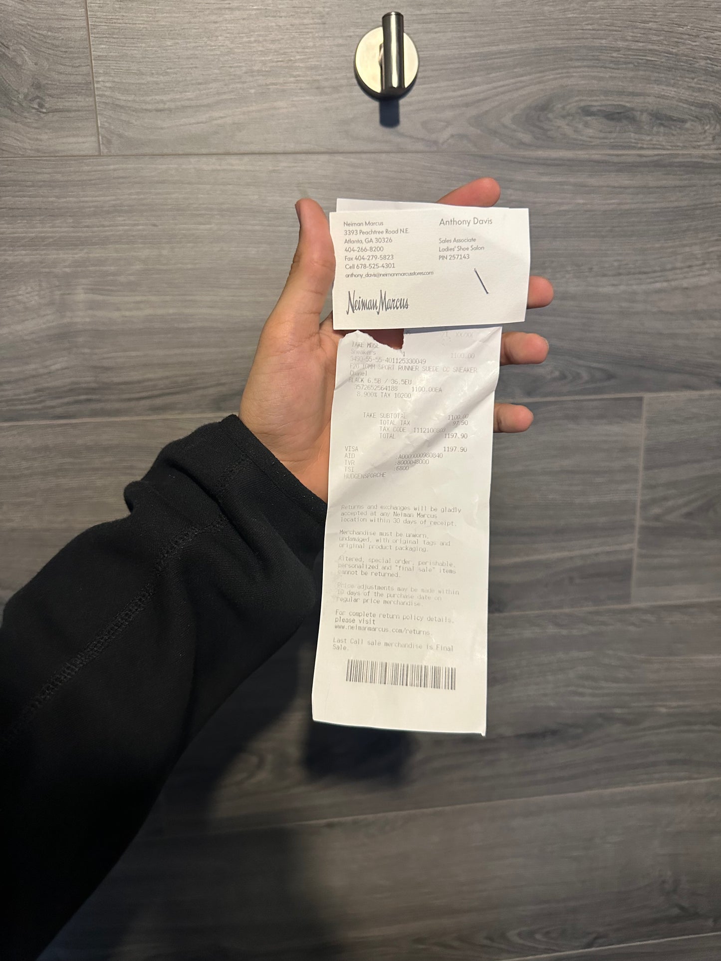 Chanel “White/Black” Runners