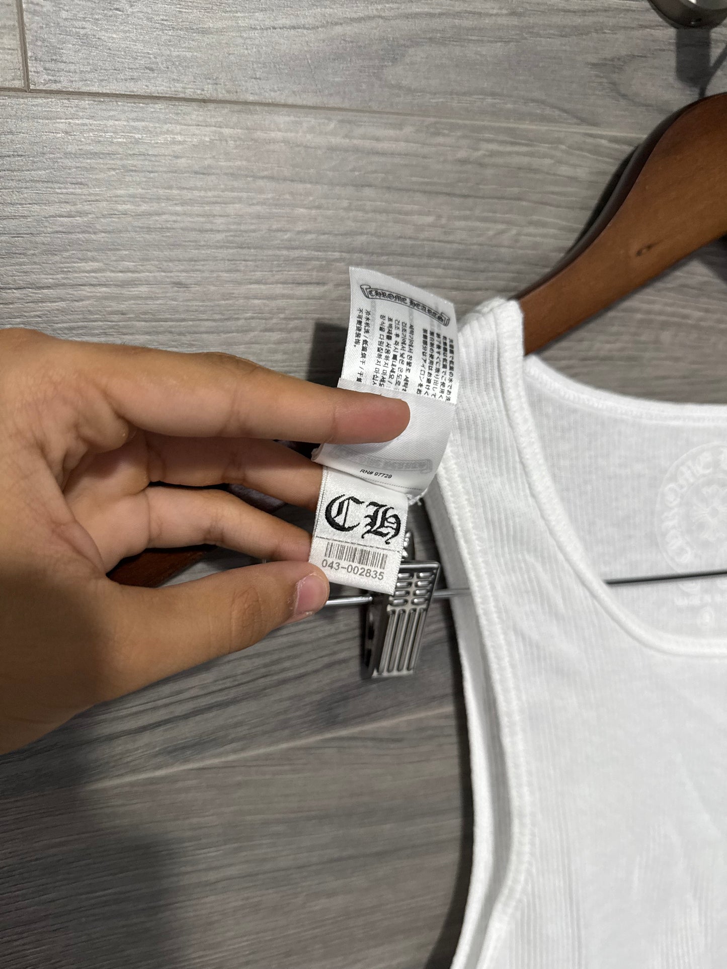 Chrome Hearts Pink Tbar Tank Top