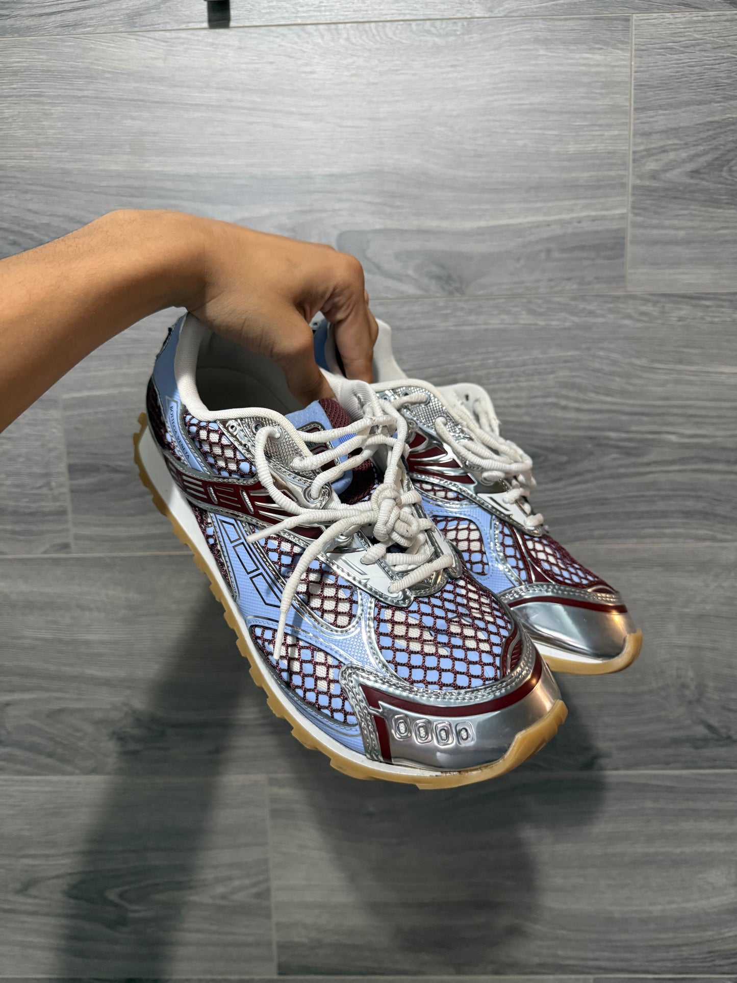 Botega Orbit Sneakers “Maroon/Light Blue”