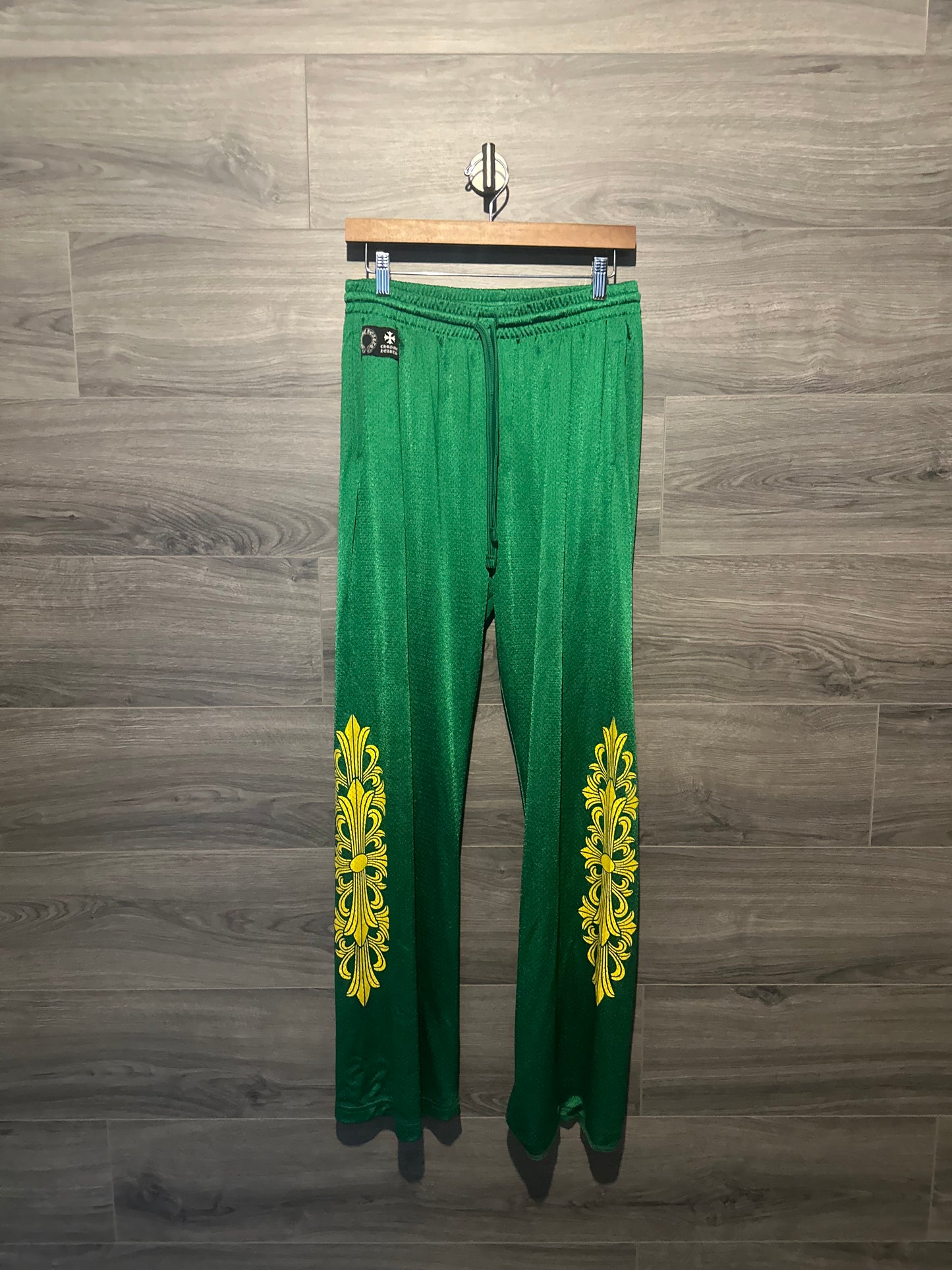 Chrome Hearts Mesh Green Sweats