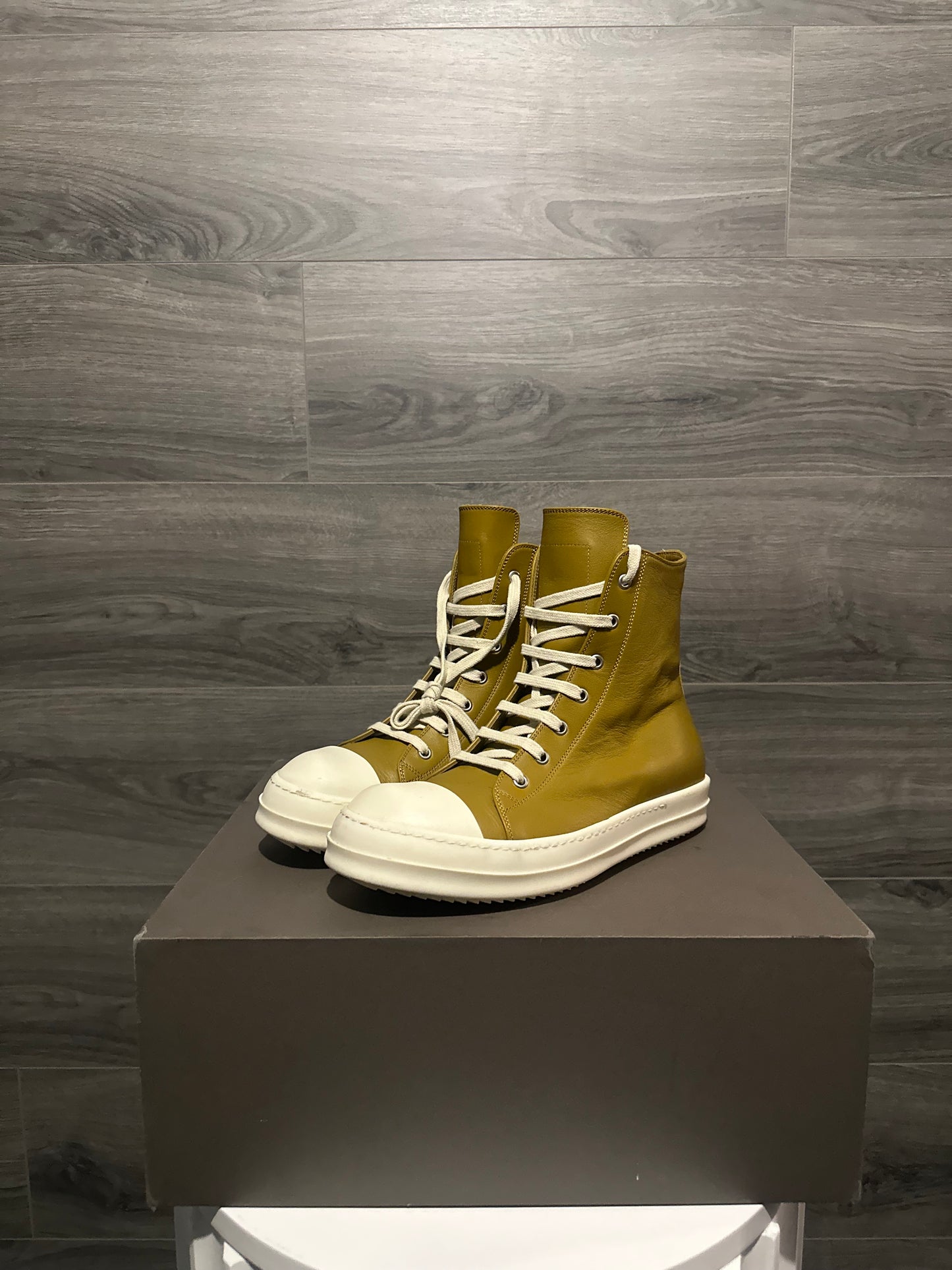Rick Owens Mainline "Mustard" Ramones High