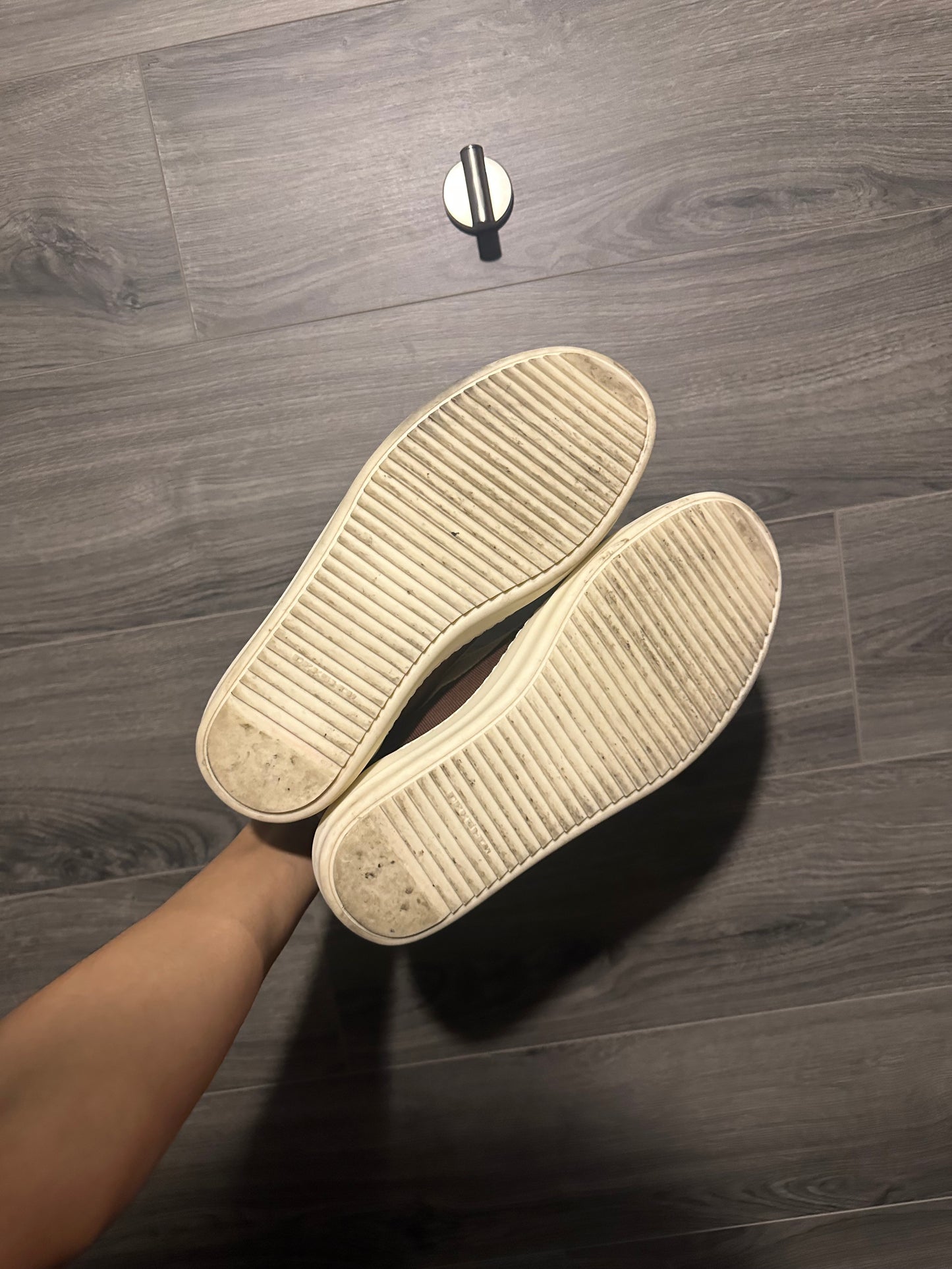 Rick Owens DrkShdw "Peach" Vintage Sneakers