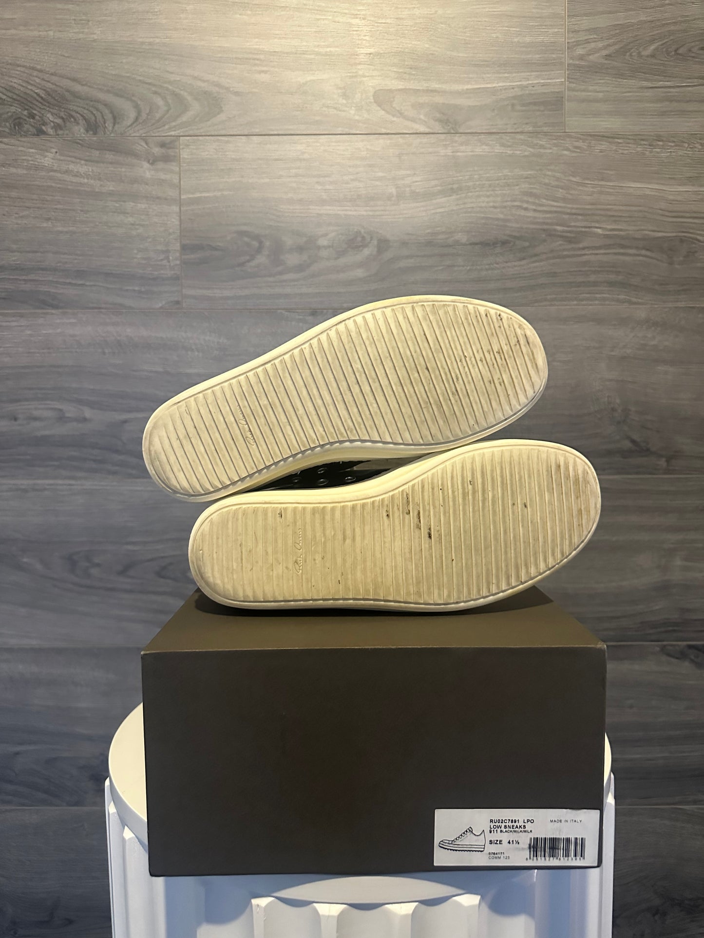 Rick Owens Mainline "Black" Low Top Ramones