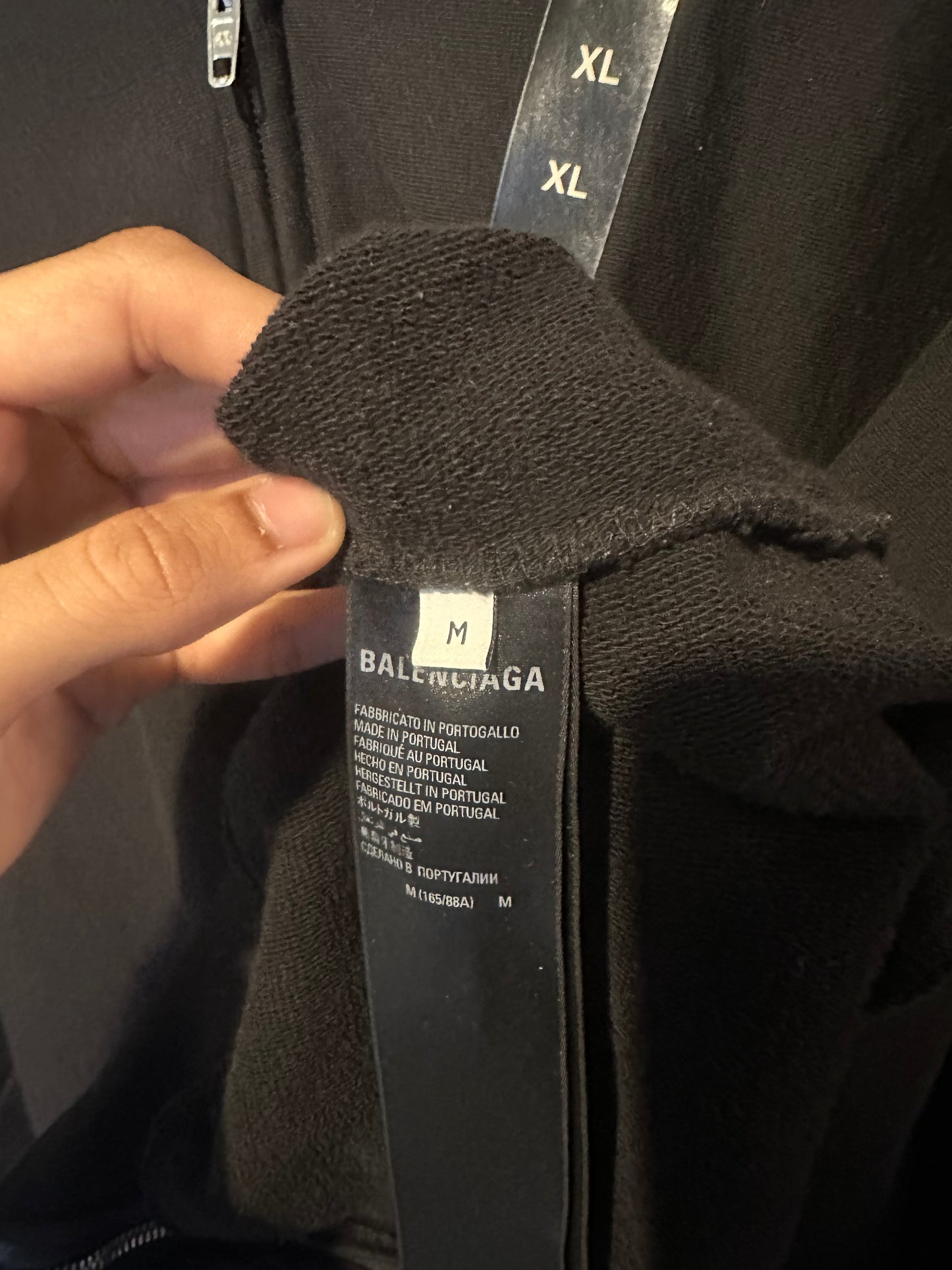 Balenciaga Sticker Zip Up