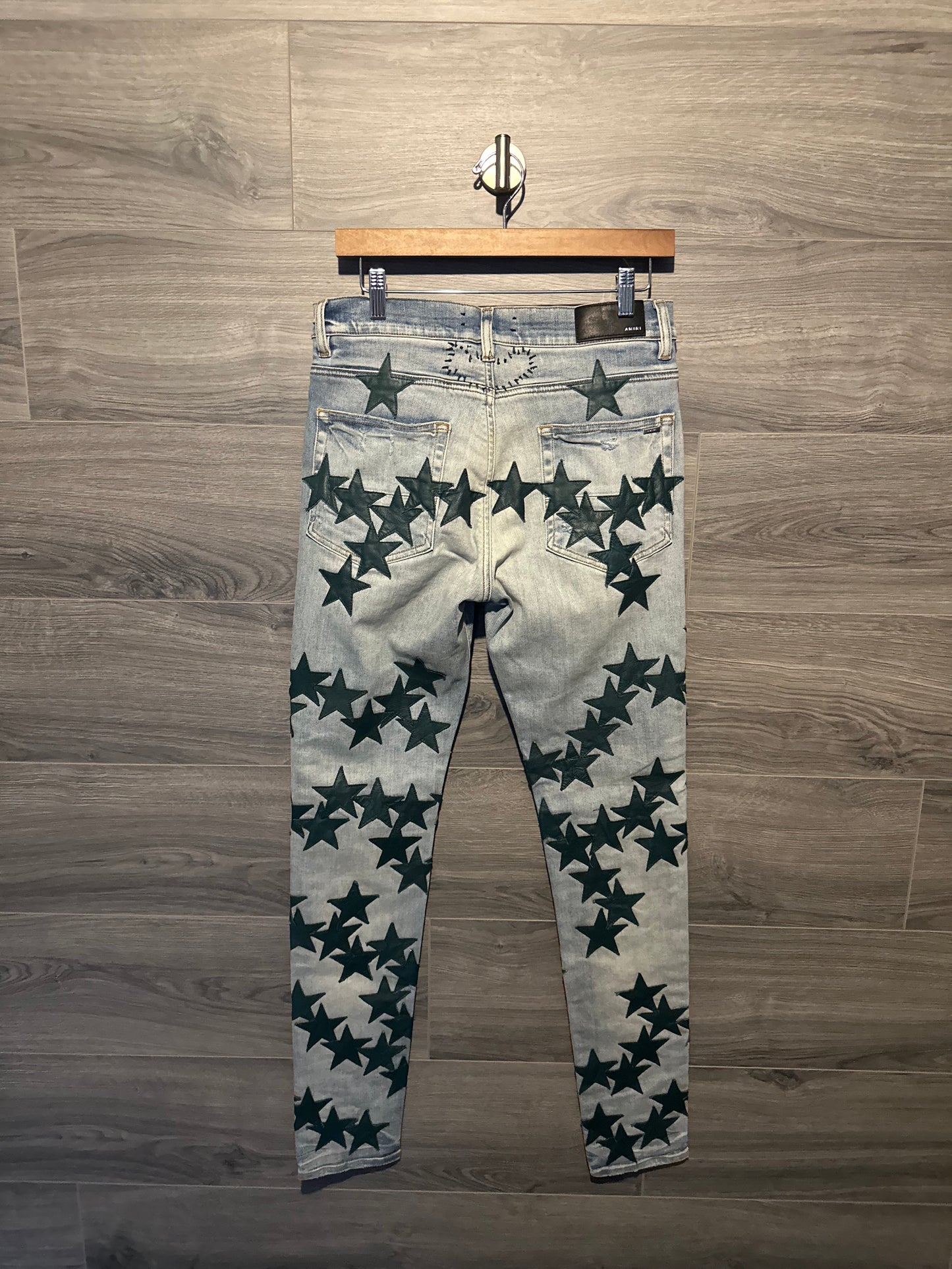 Amiri Chemist Green Star Jeans