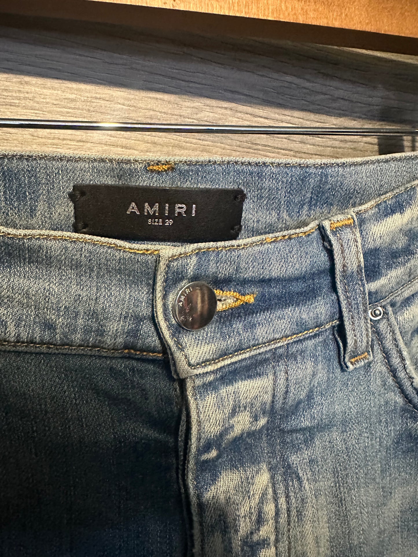 Amiri Mx1 "Bandana" Patch Jeans