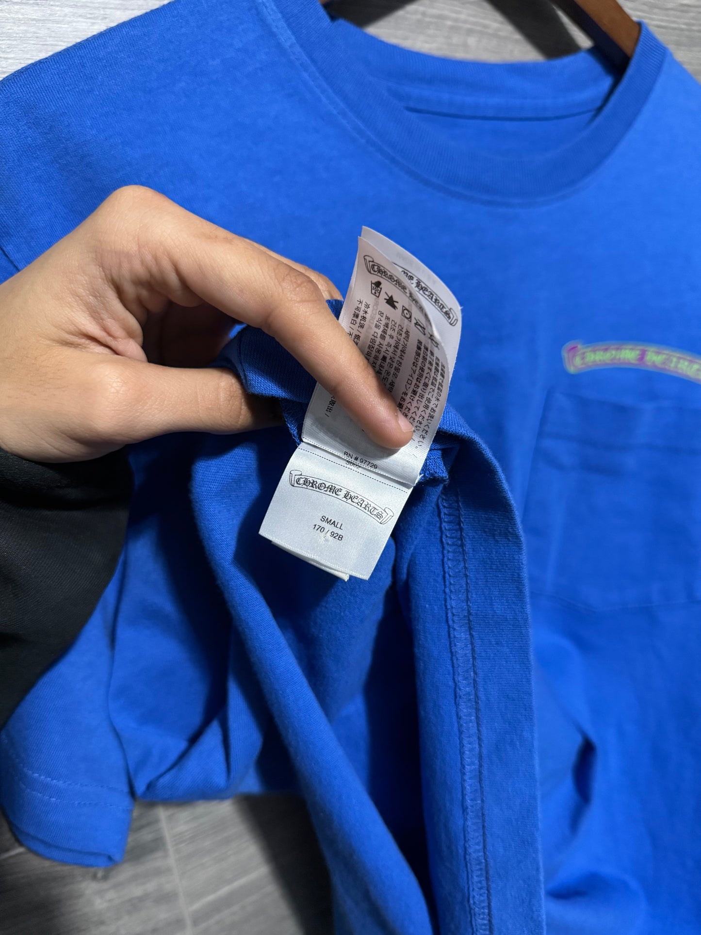 Chrome Hearts “Blue” Scroll Tee