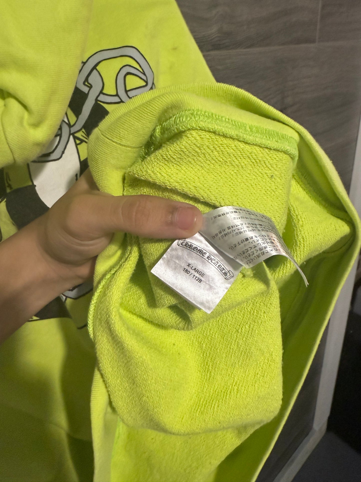 Chrome Hearts Matty Boy Lime Hoodie