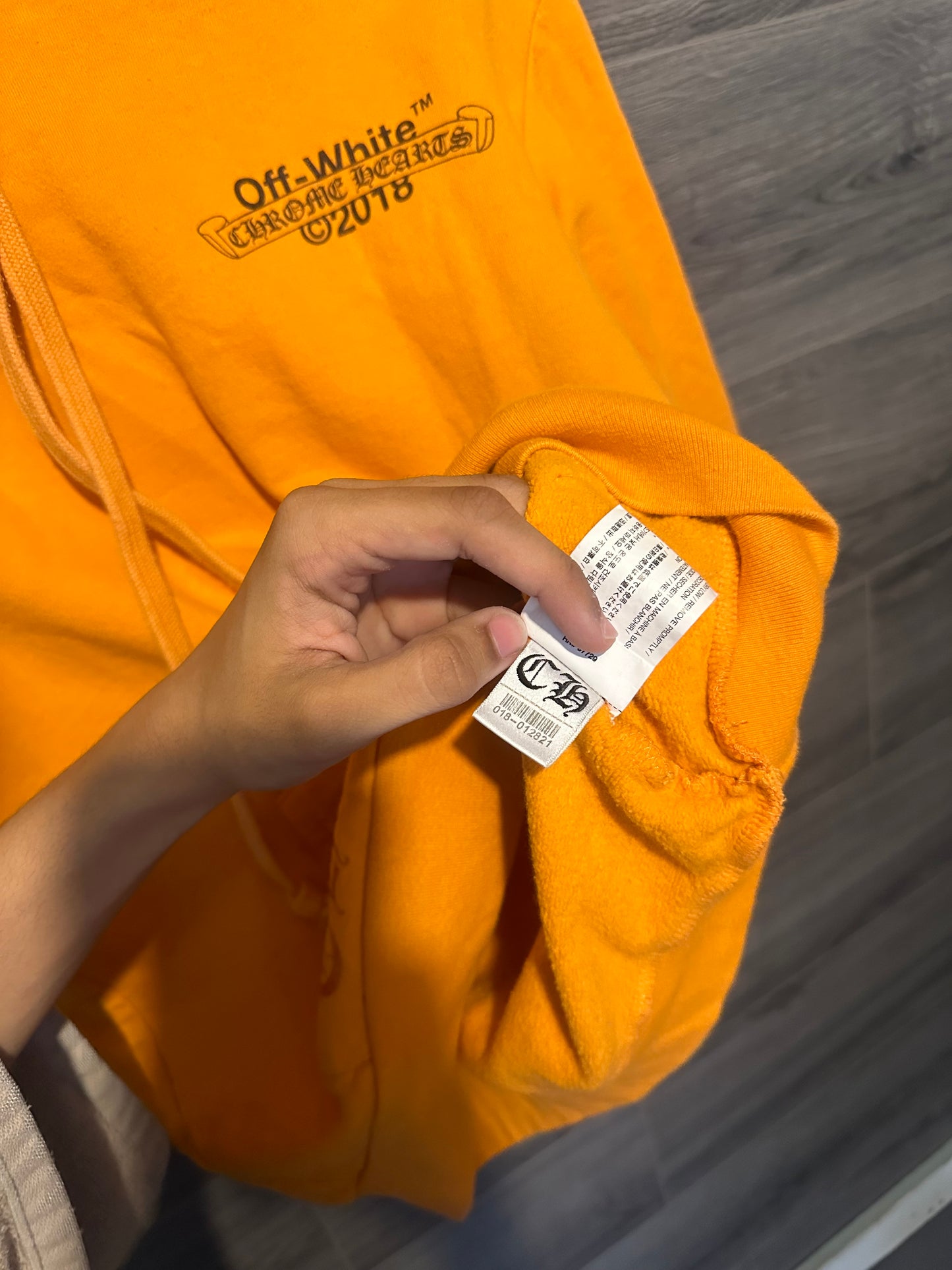 Chrome Hearts Off White Hoodie