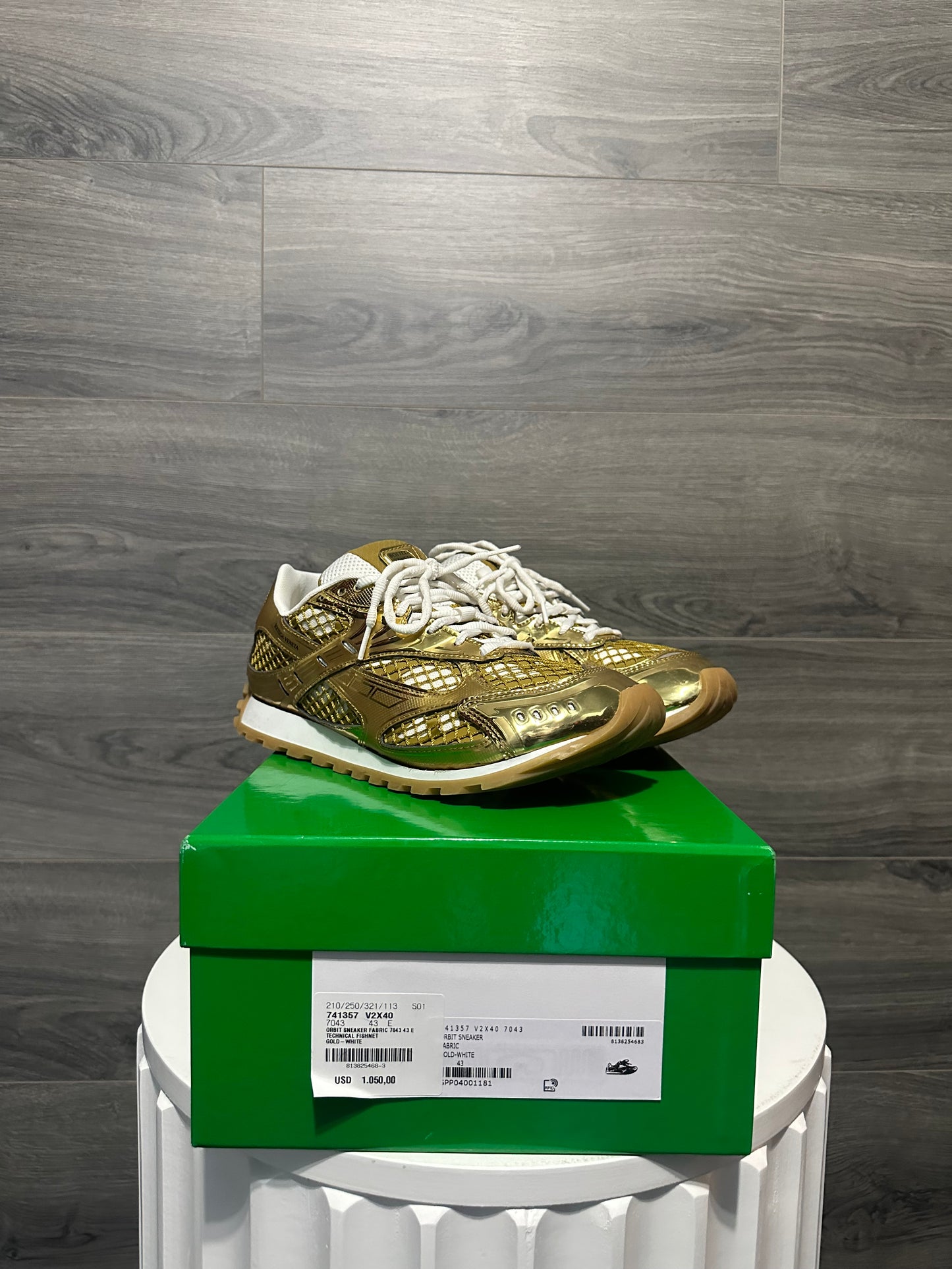 Botega “Gold” Orbit Sneakers