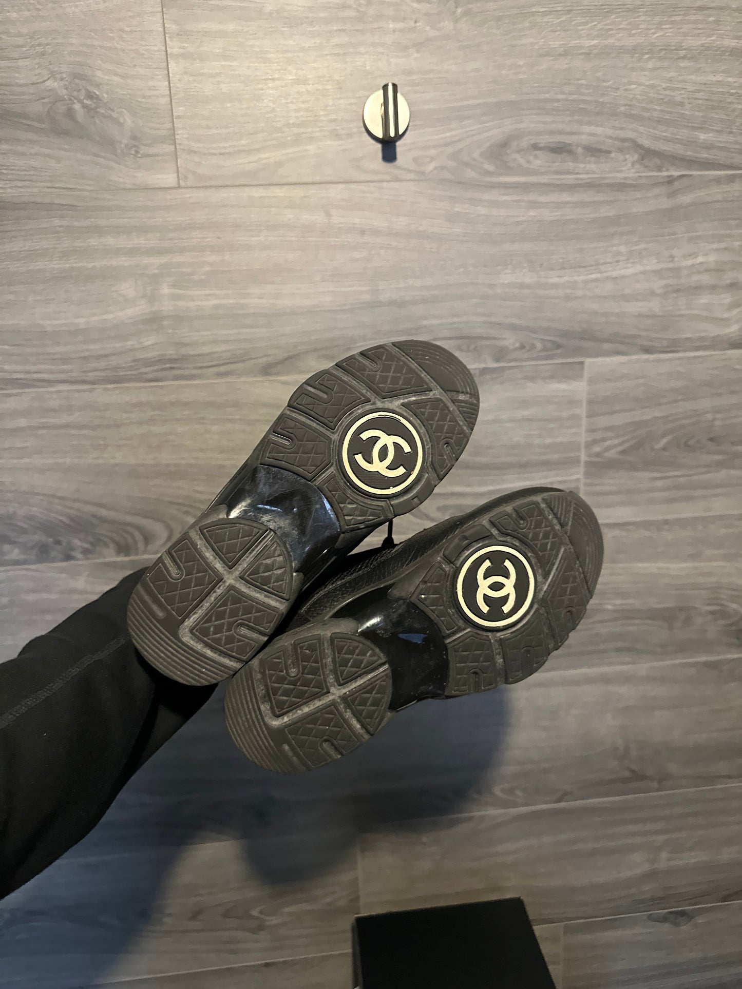 Chanel “White/Black” Runners