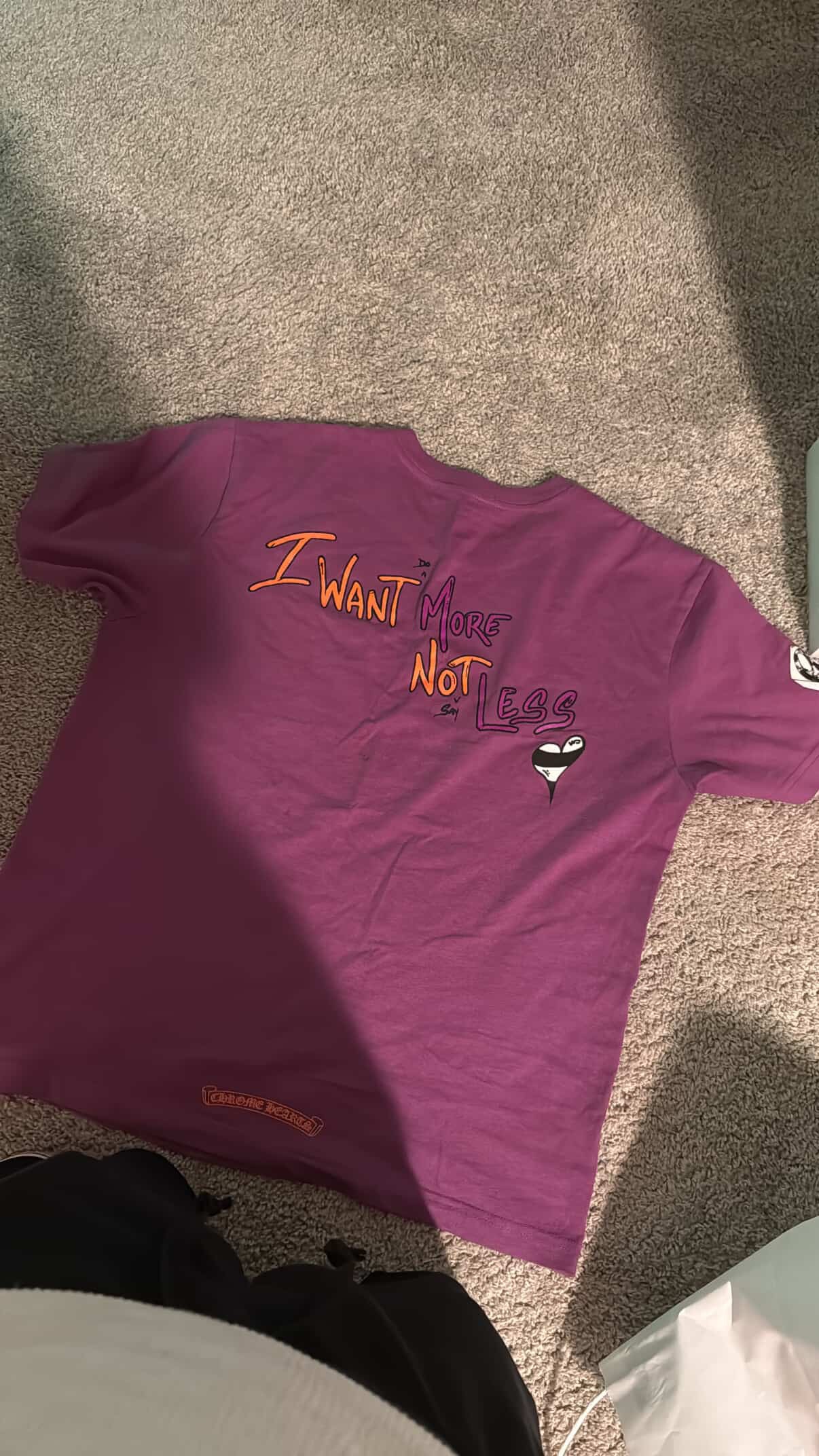 Chrome Hearts Matty Boy “ I Want More Not Less” Tee