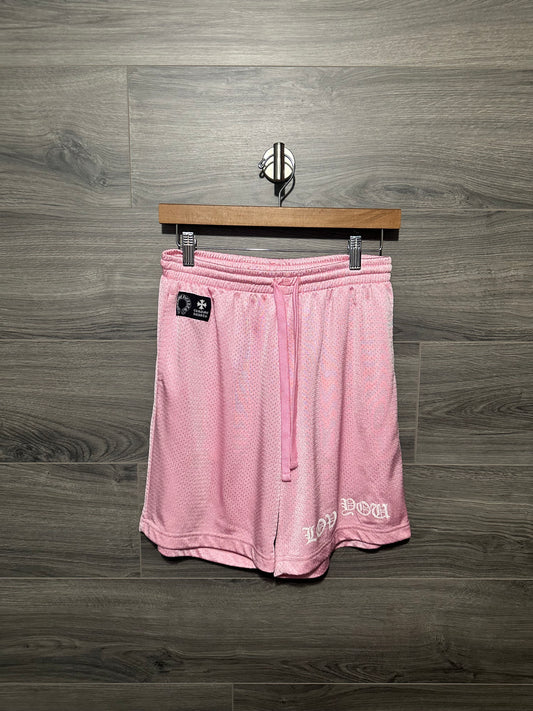 Chrome Hearts Pink Mesh Shorts