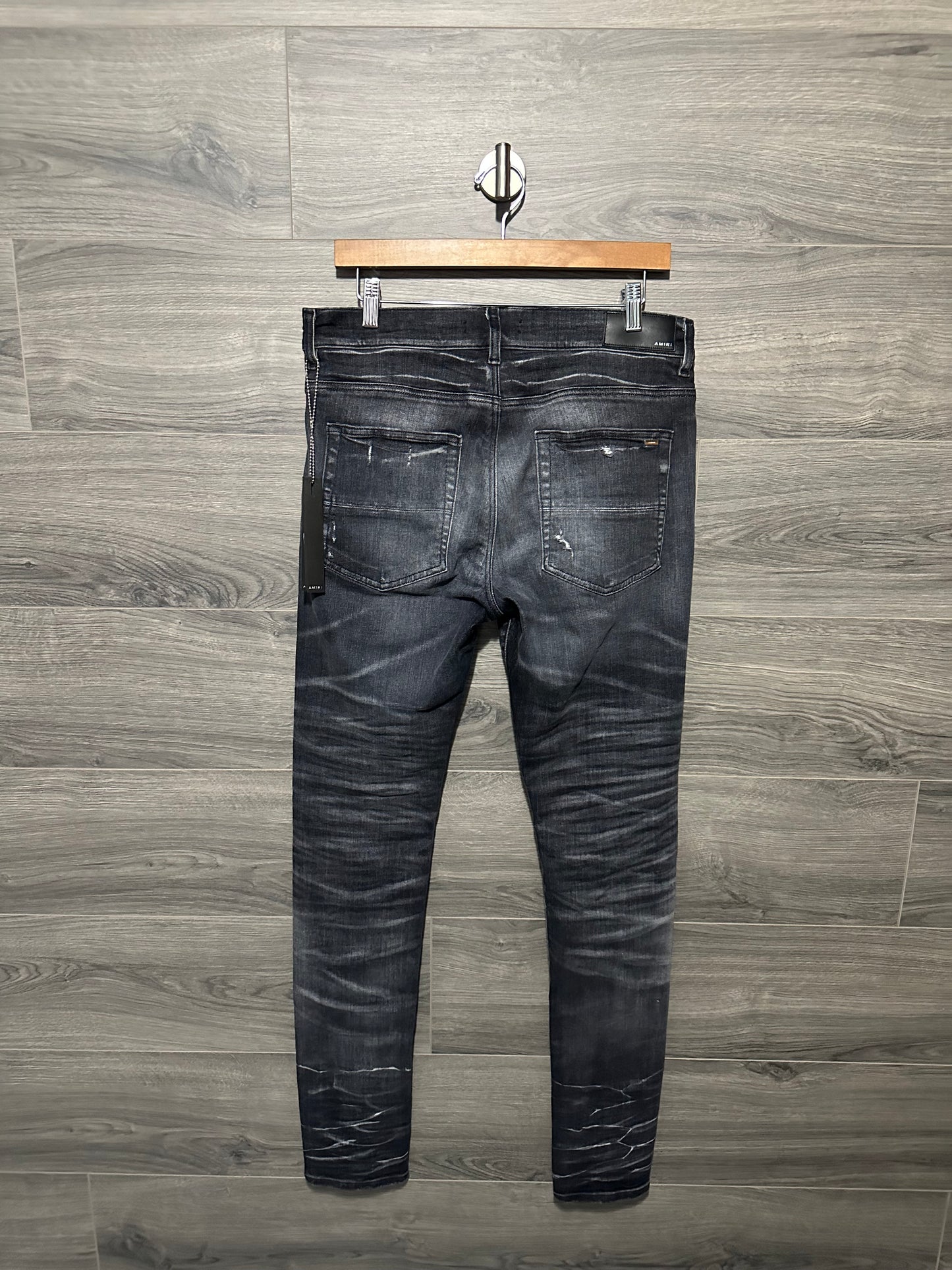 Amiri Mx1 “Black” Patch Storm Grey Jeans