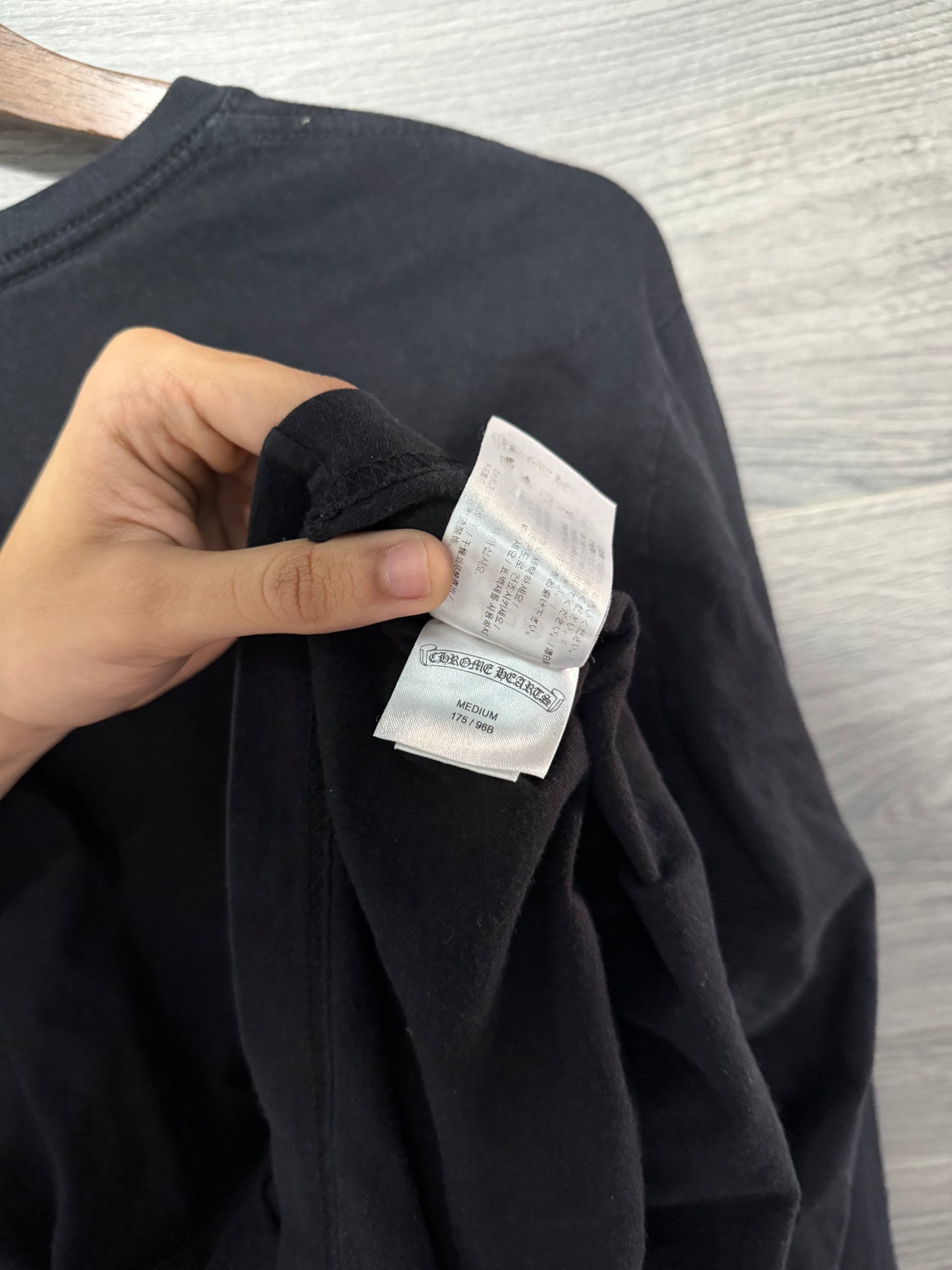 Chrome Hearts Neck Logo Longsleeve