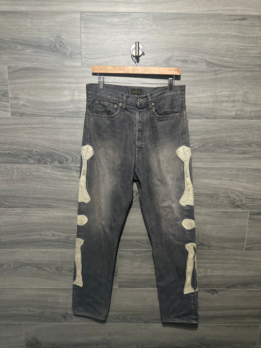 Kapital Grey Wash Bone Denim
