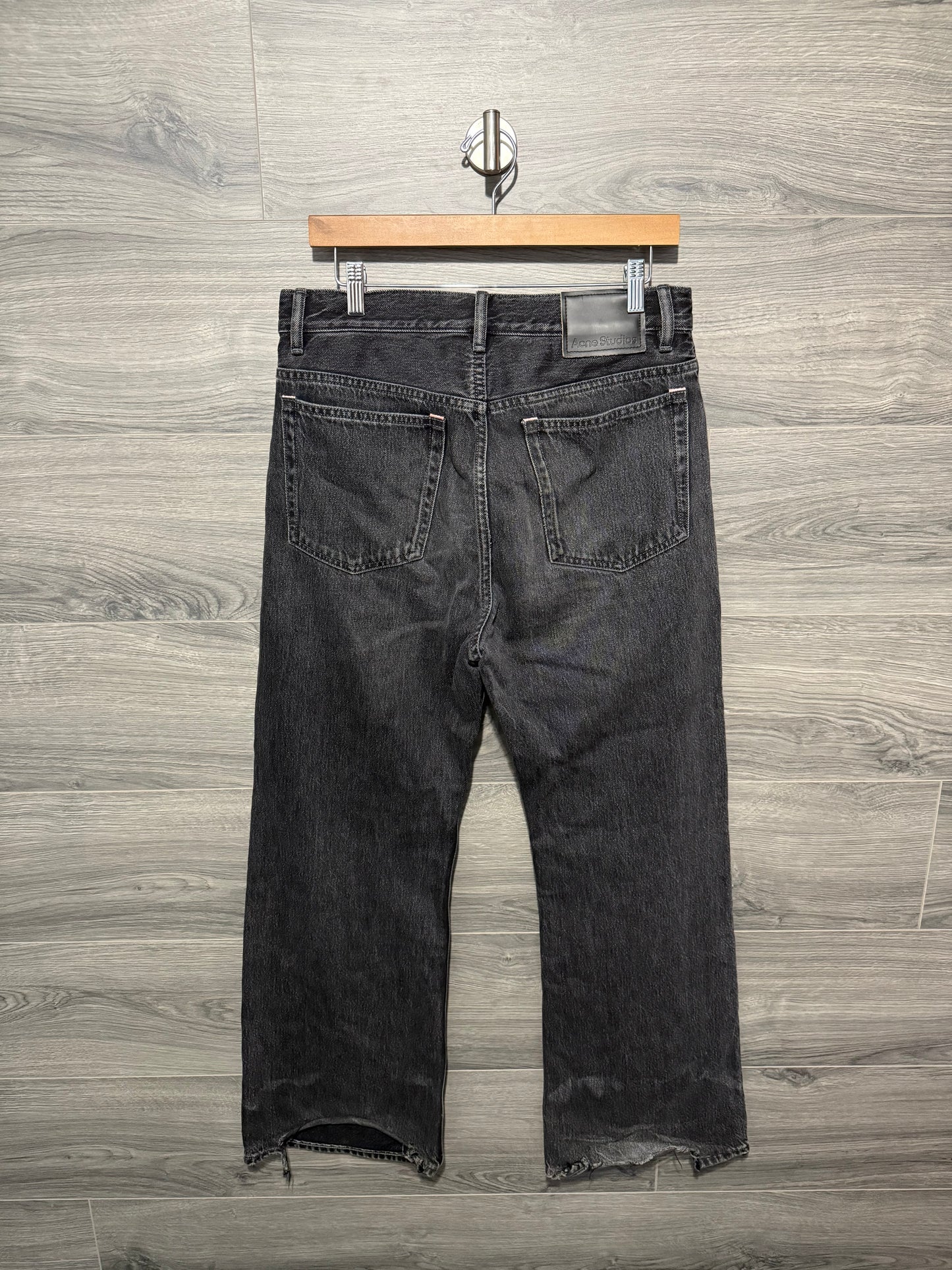 Acne Studios Black Baggy Jeans