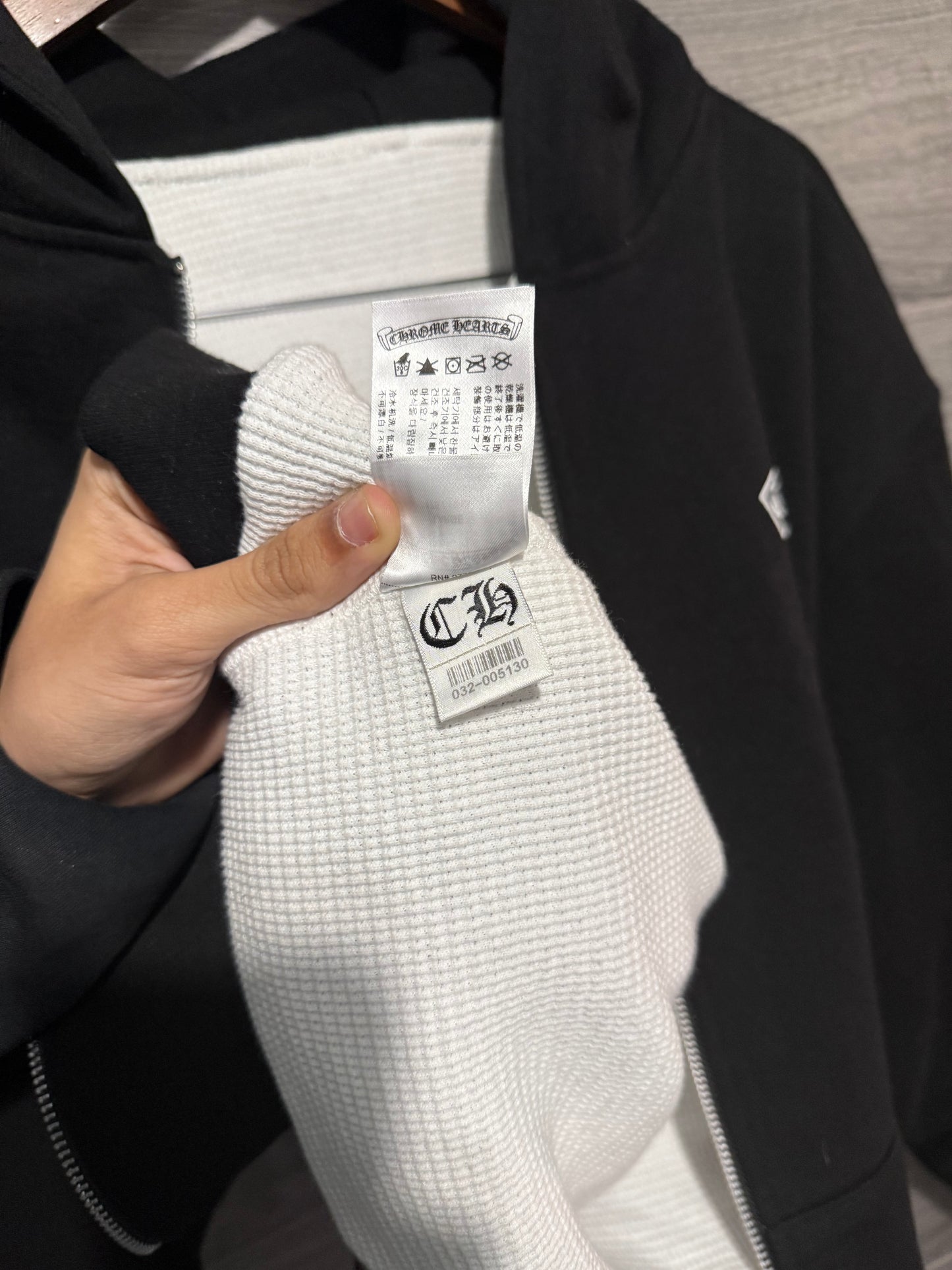 Chrome Hearts “Pussy and Chrome” Thermal Zip Up