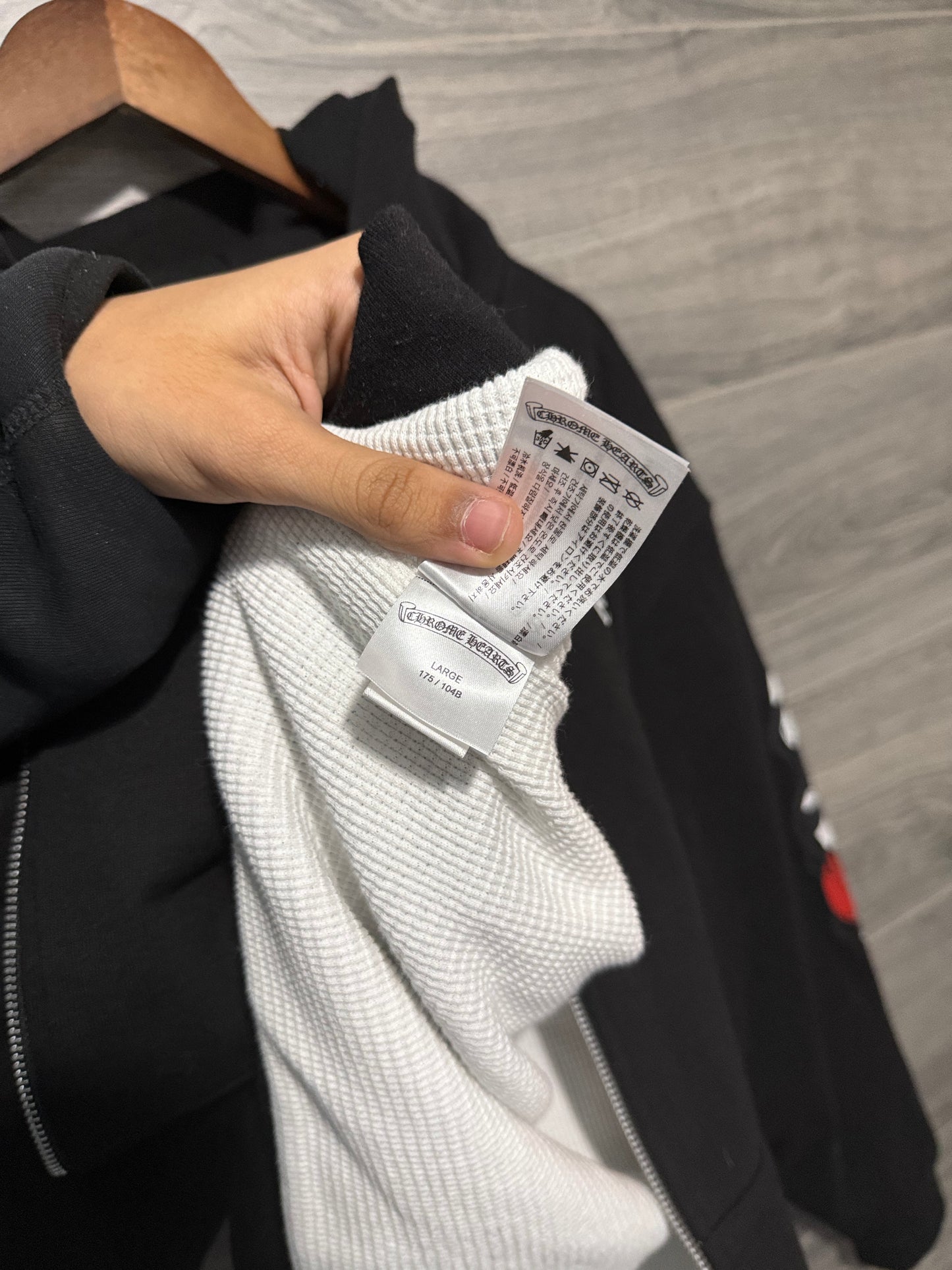 Chrome Hearts “Pussy and Chrome” Thermal Zip Up