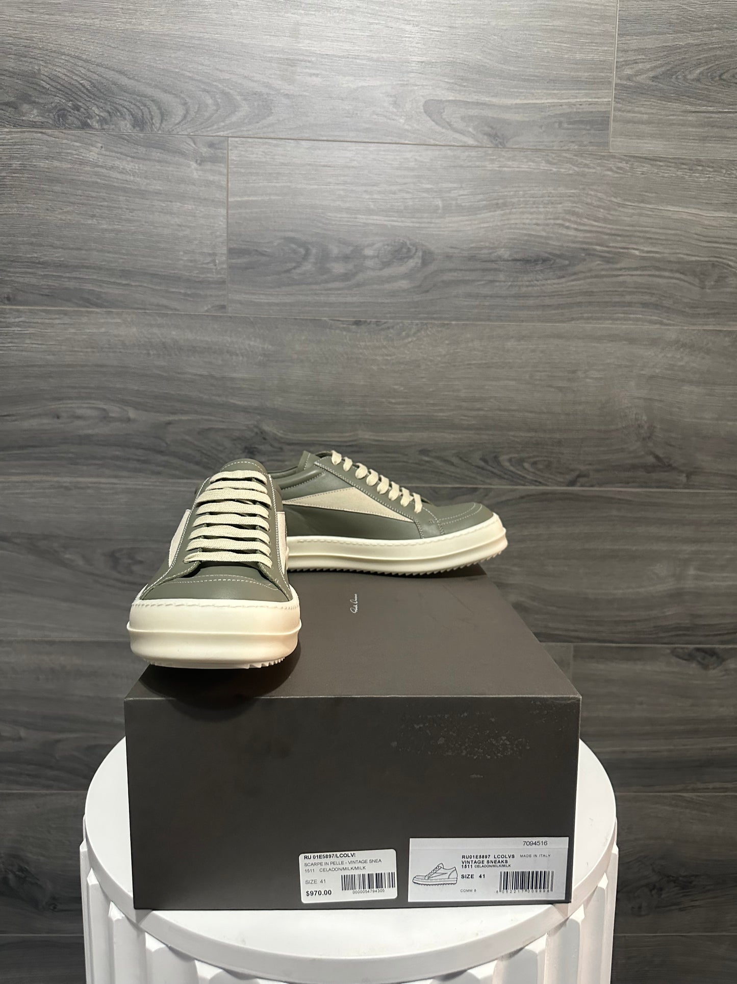 Rick Owens Mainline “Olive” Vintage Sneaker