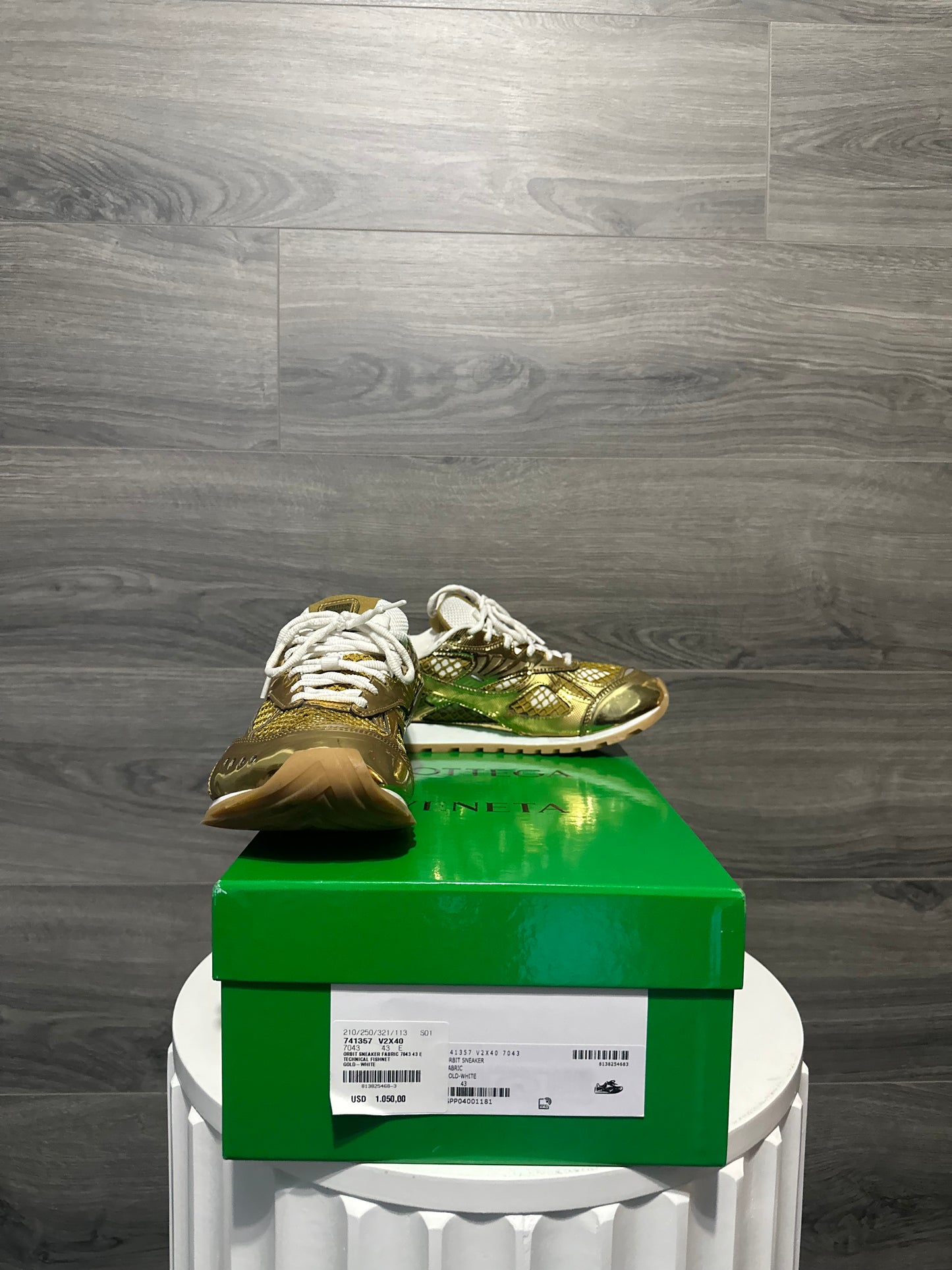 Botega “Gold” Orbit Sneakers