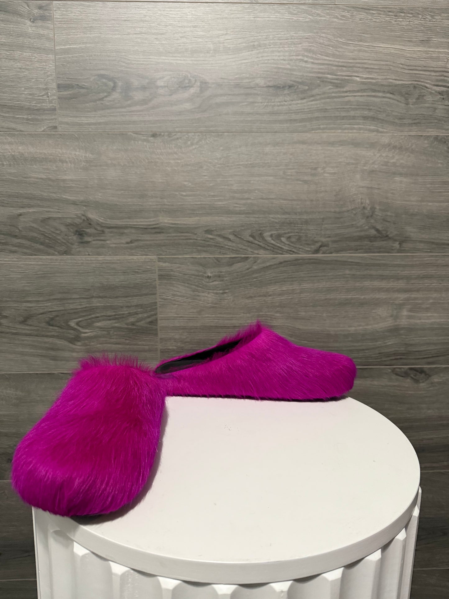 Marni Mohair Mules “Pink”