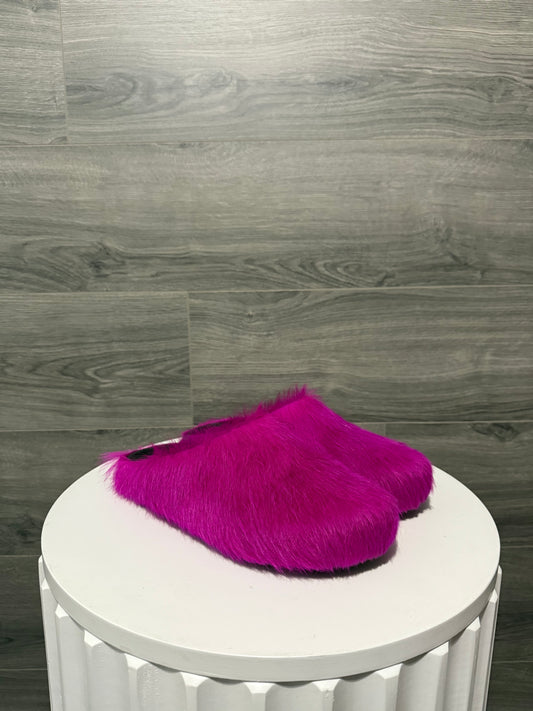 Marni Mohair Mules “Pink”