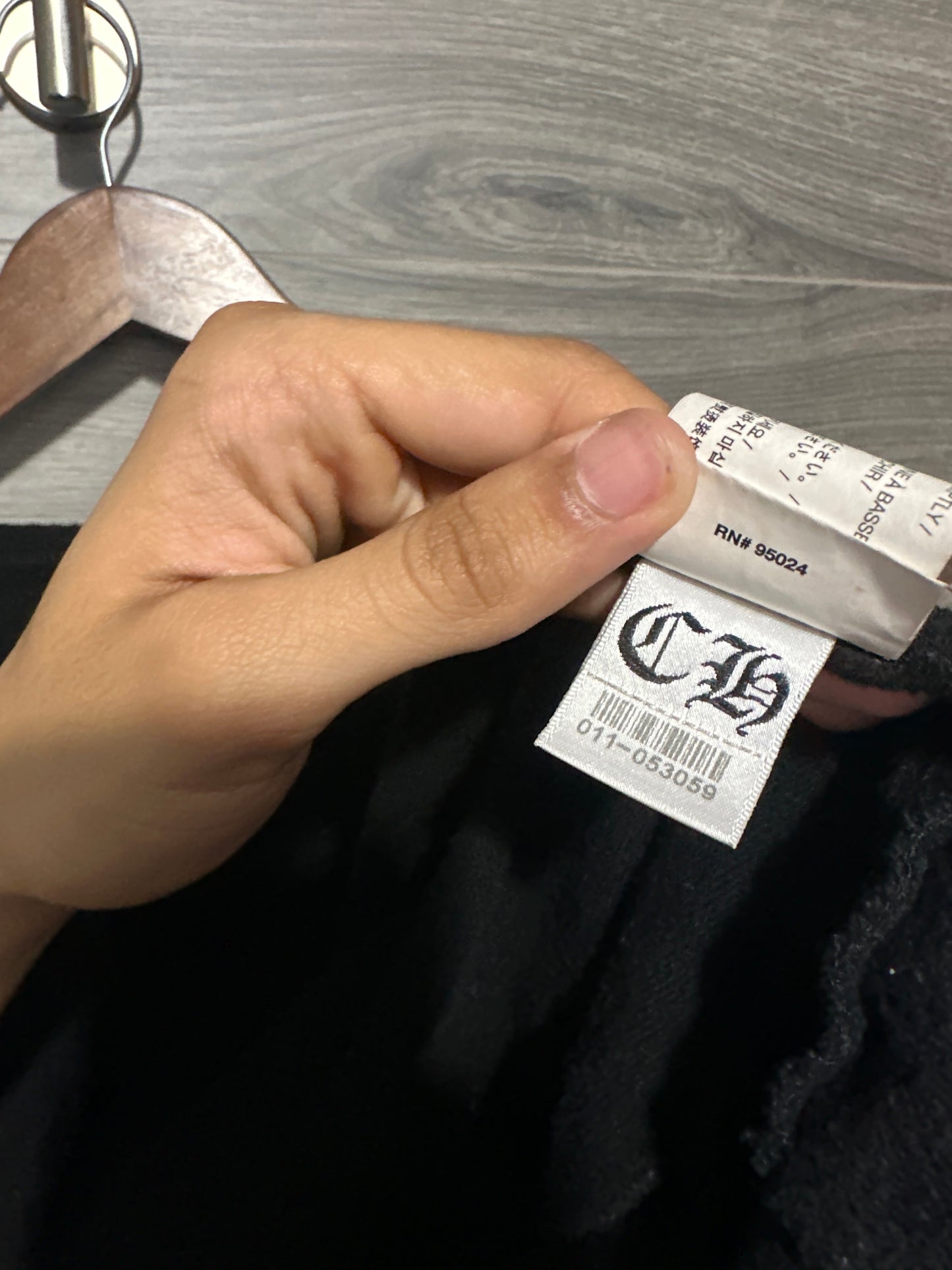 Vintage Chrome Hearts Star Zip Up Hoodie