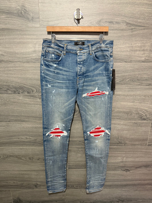 Amiri Mx1 “Red” Patch Jeans
