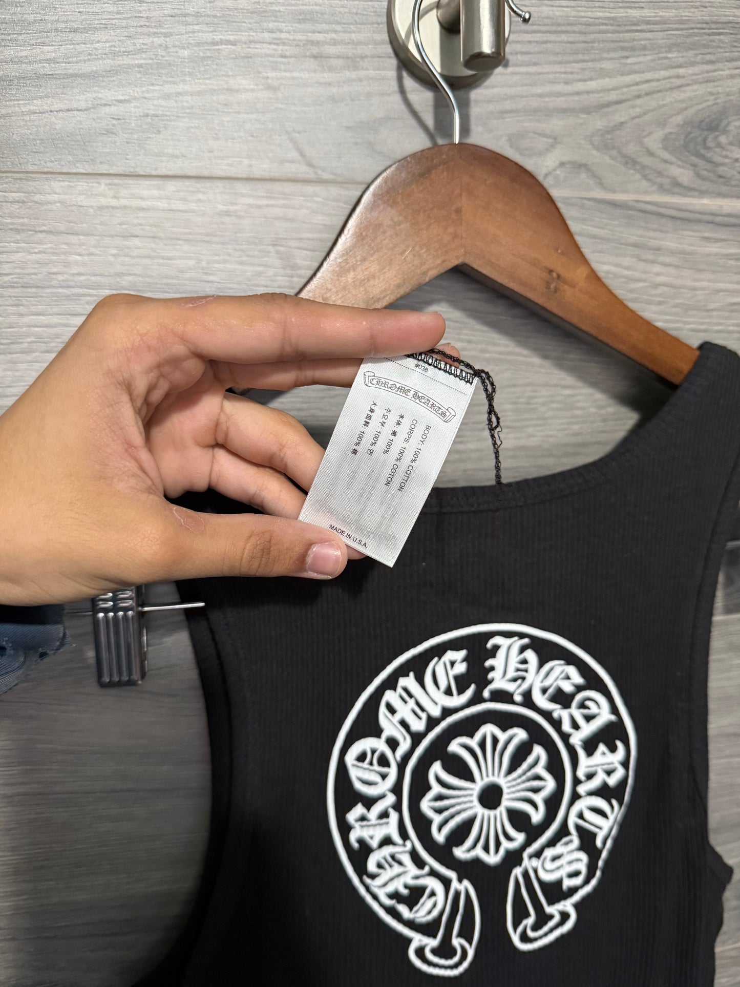 Chrome Hearts Horseshoe Tank Top