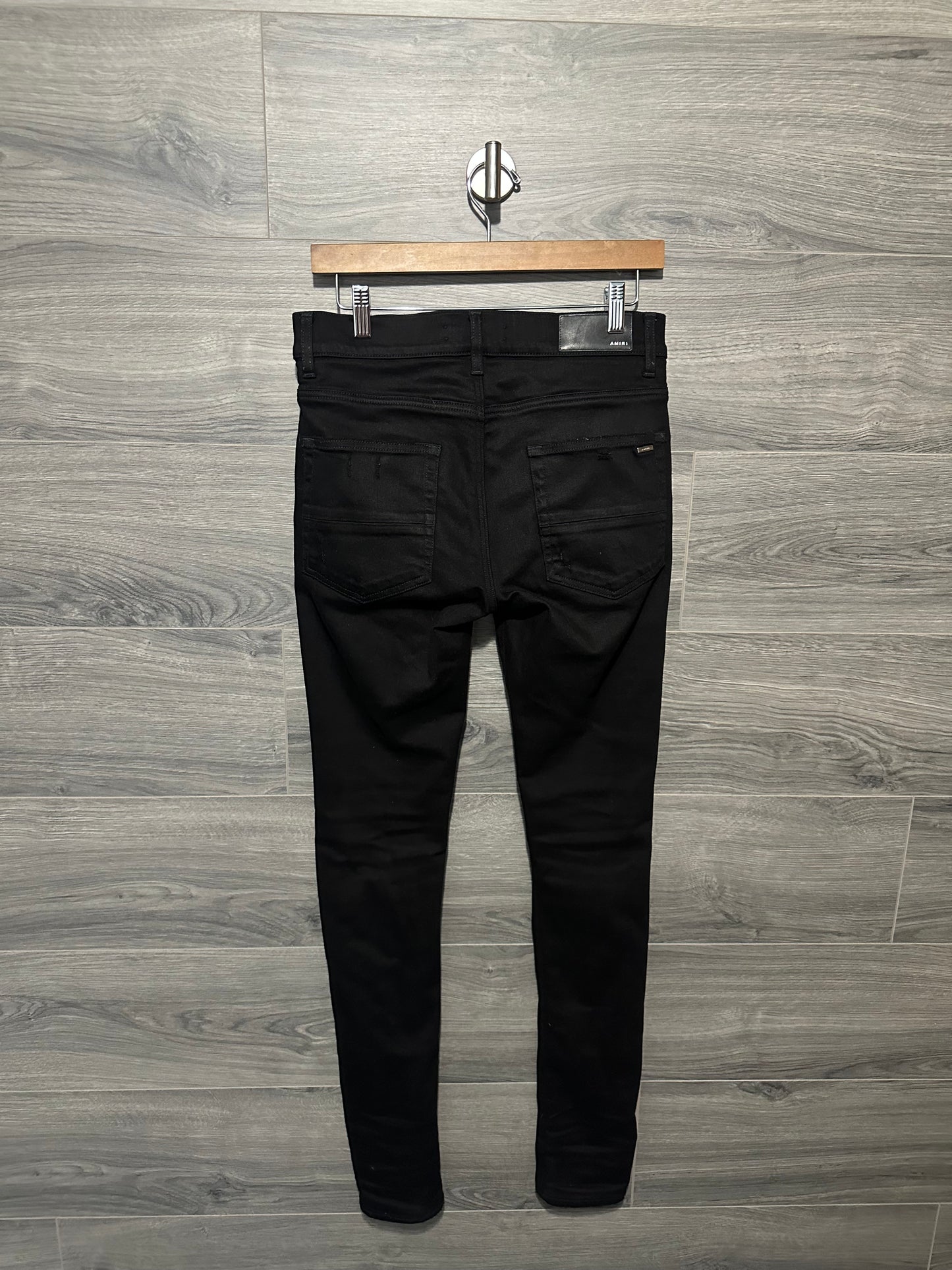 Amiri Mx1 “Bandanna” Patch Black Jeans