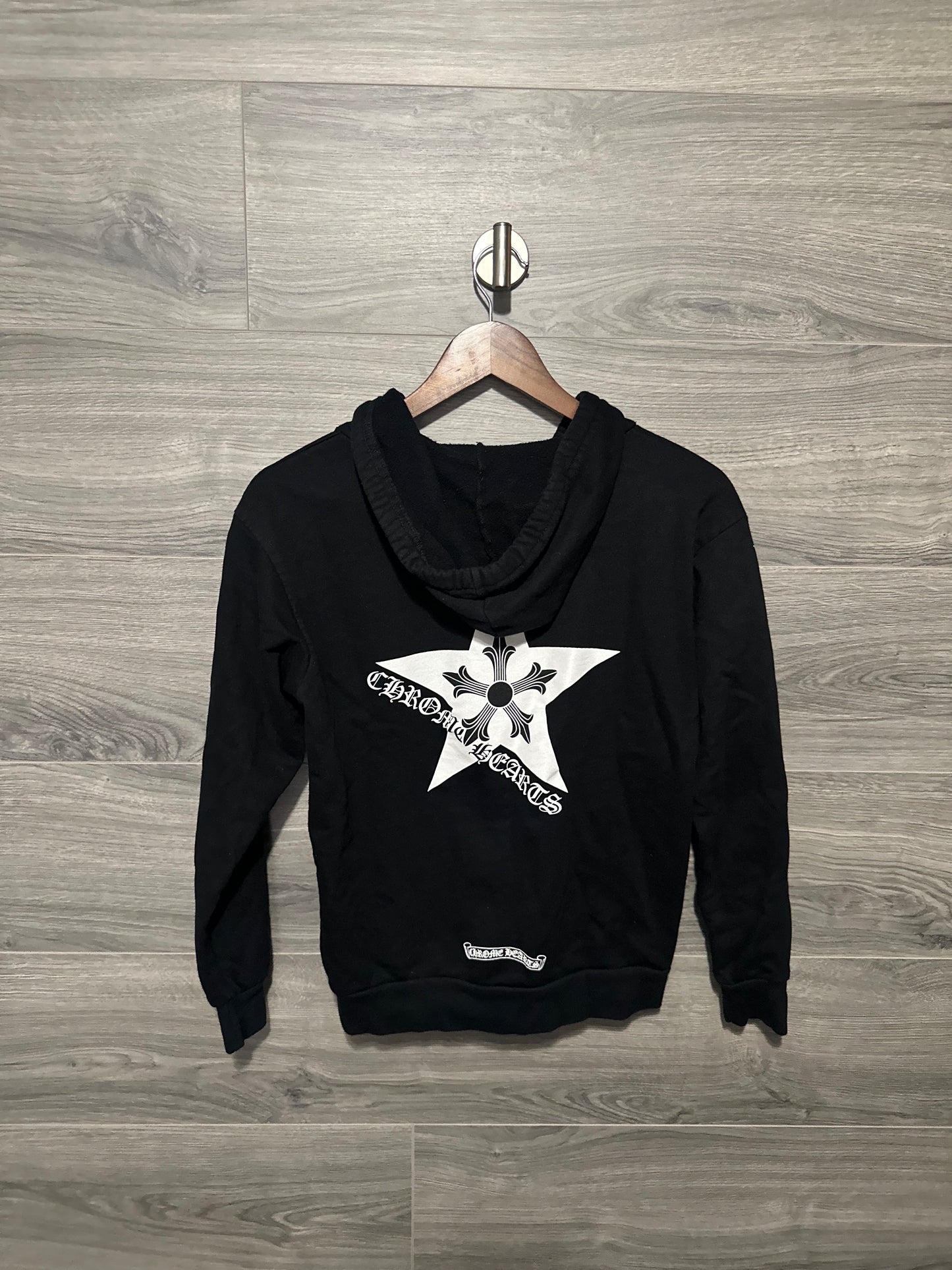 Vintage Chrome Hearts Star Zip Up Hoodie
