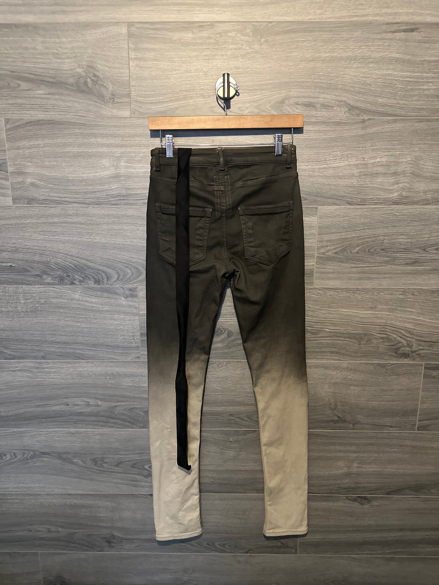Rick Owens Black Pearl Degrade Jeans