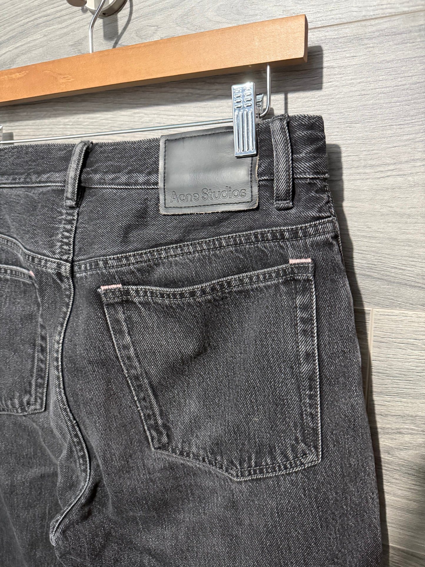 Acne Studios Black Baggy Jeans