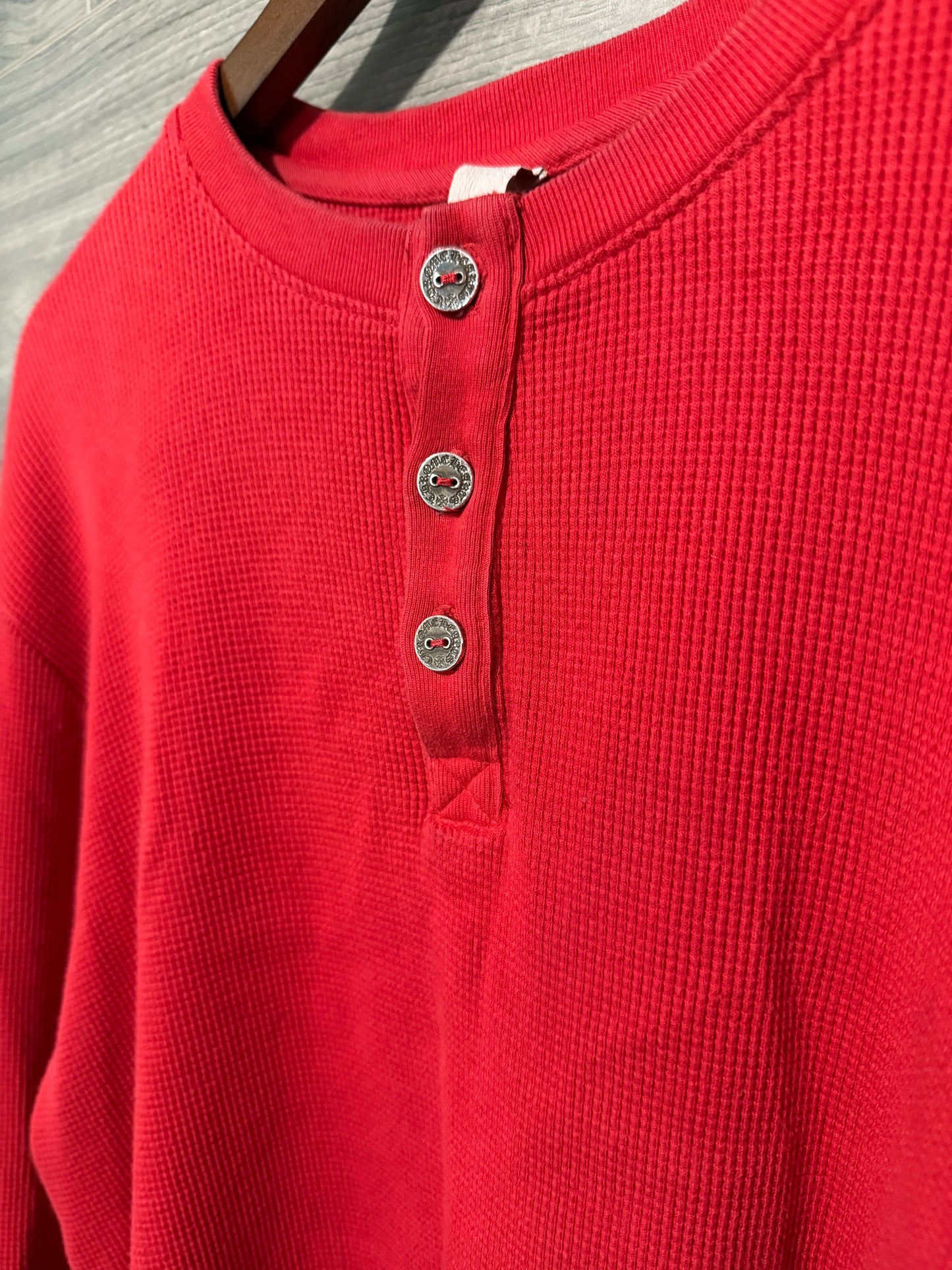 Chrome Hearts Triple Cross Henely Thermal Shirt