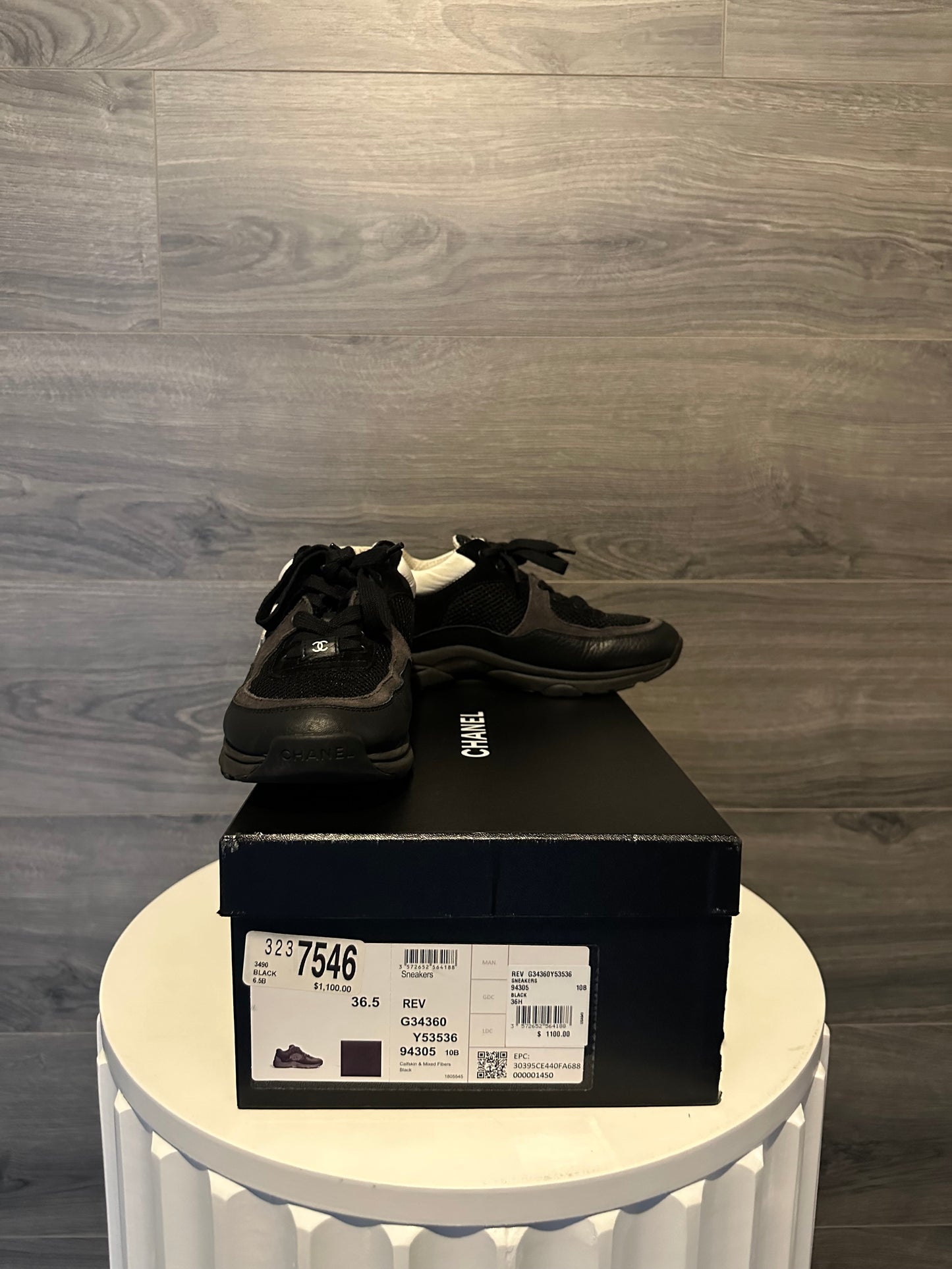 Chanel “White/Black” Runners