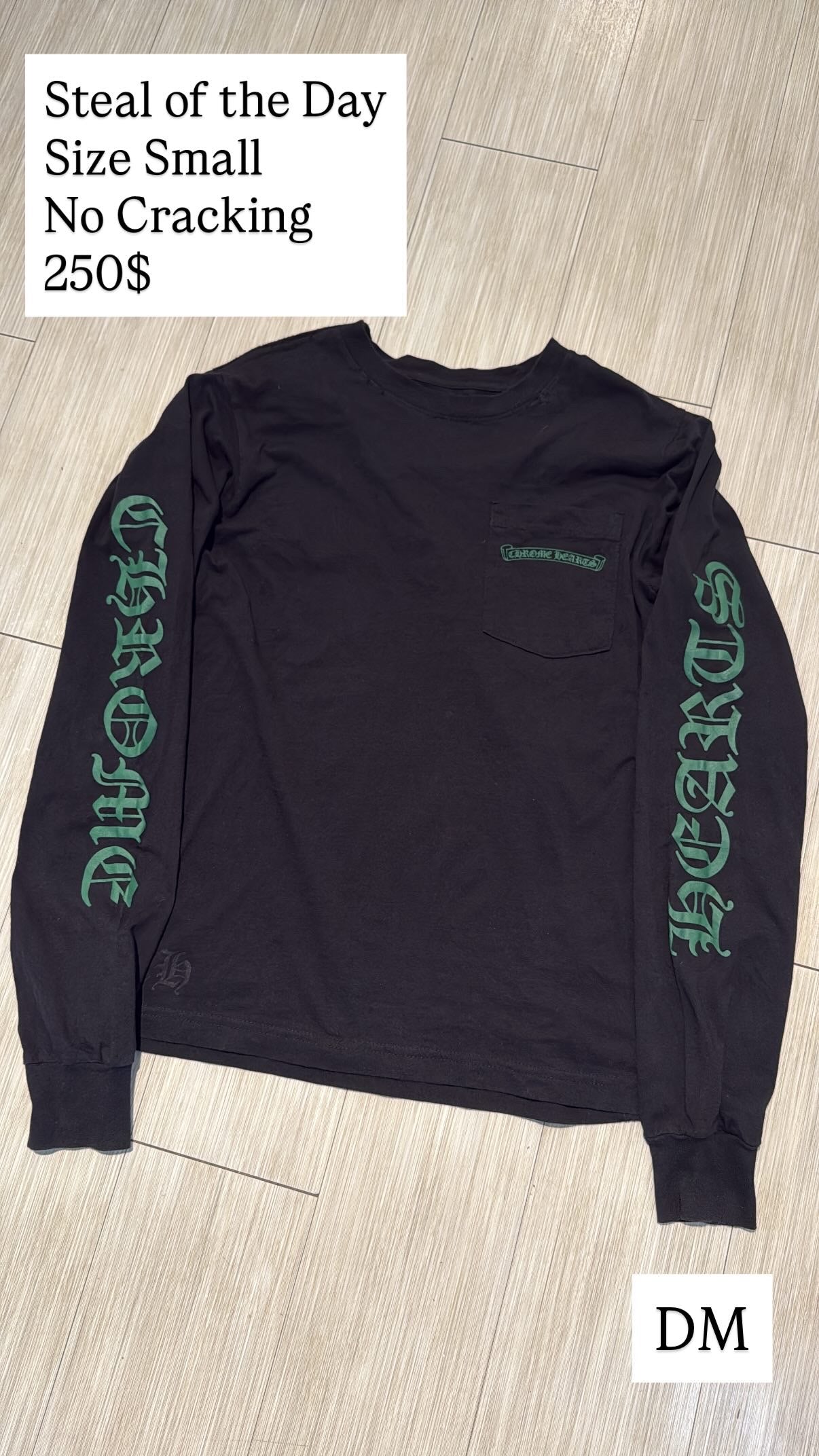 Chrome Hearts Green Cematary Longsleeve
