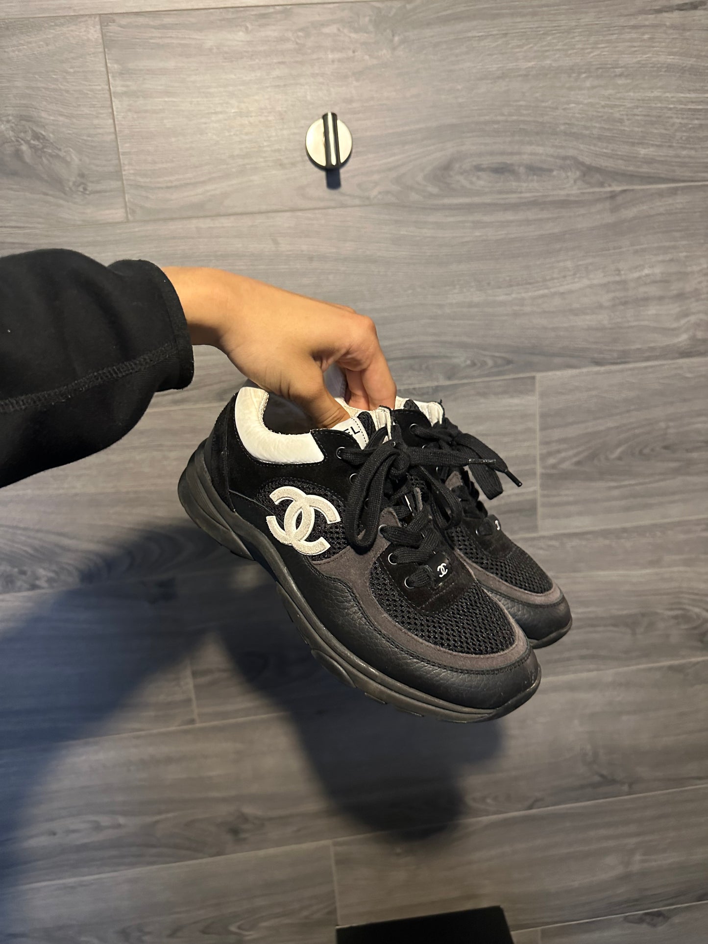 Chanel “White/Black” Runners