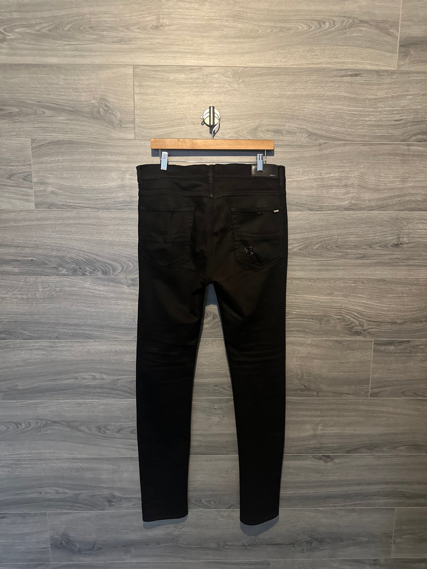 Amiri Mx1 “Black” Patch Jeans