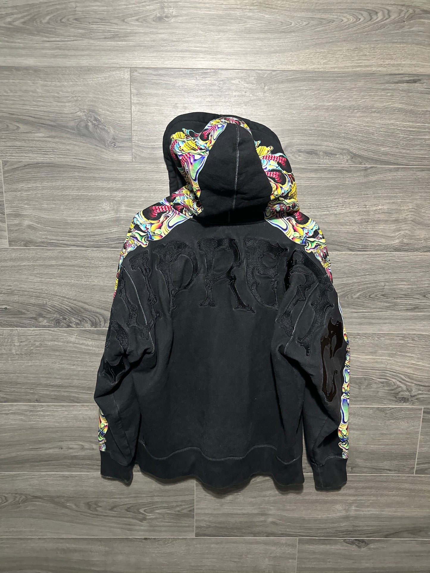 Supreme Skulls Zip Up Hoodie