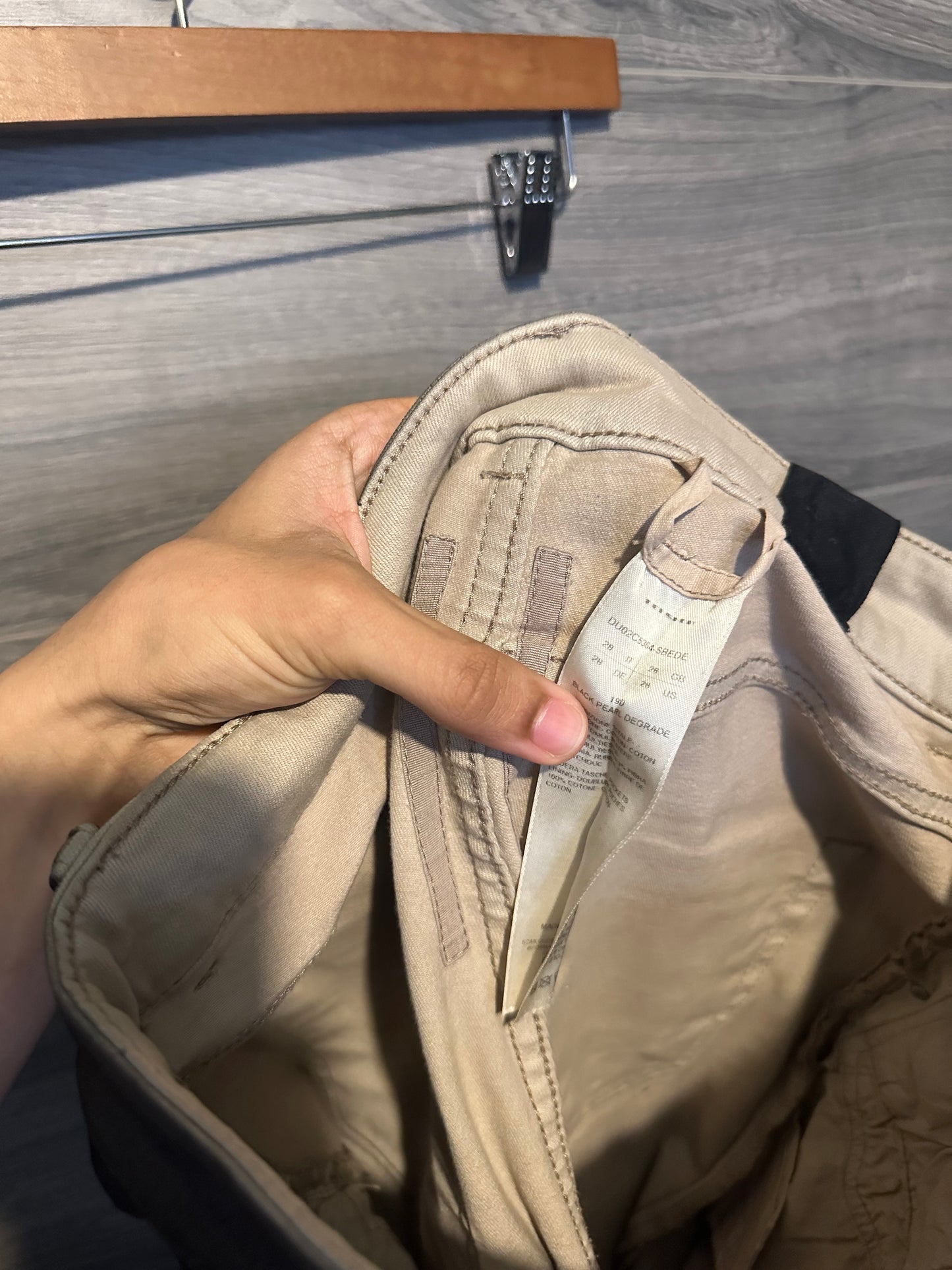 Rick Owens Black Pearl Degrade Jeans