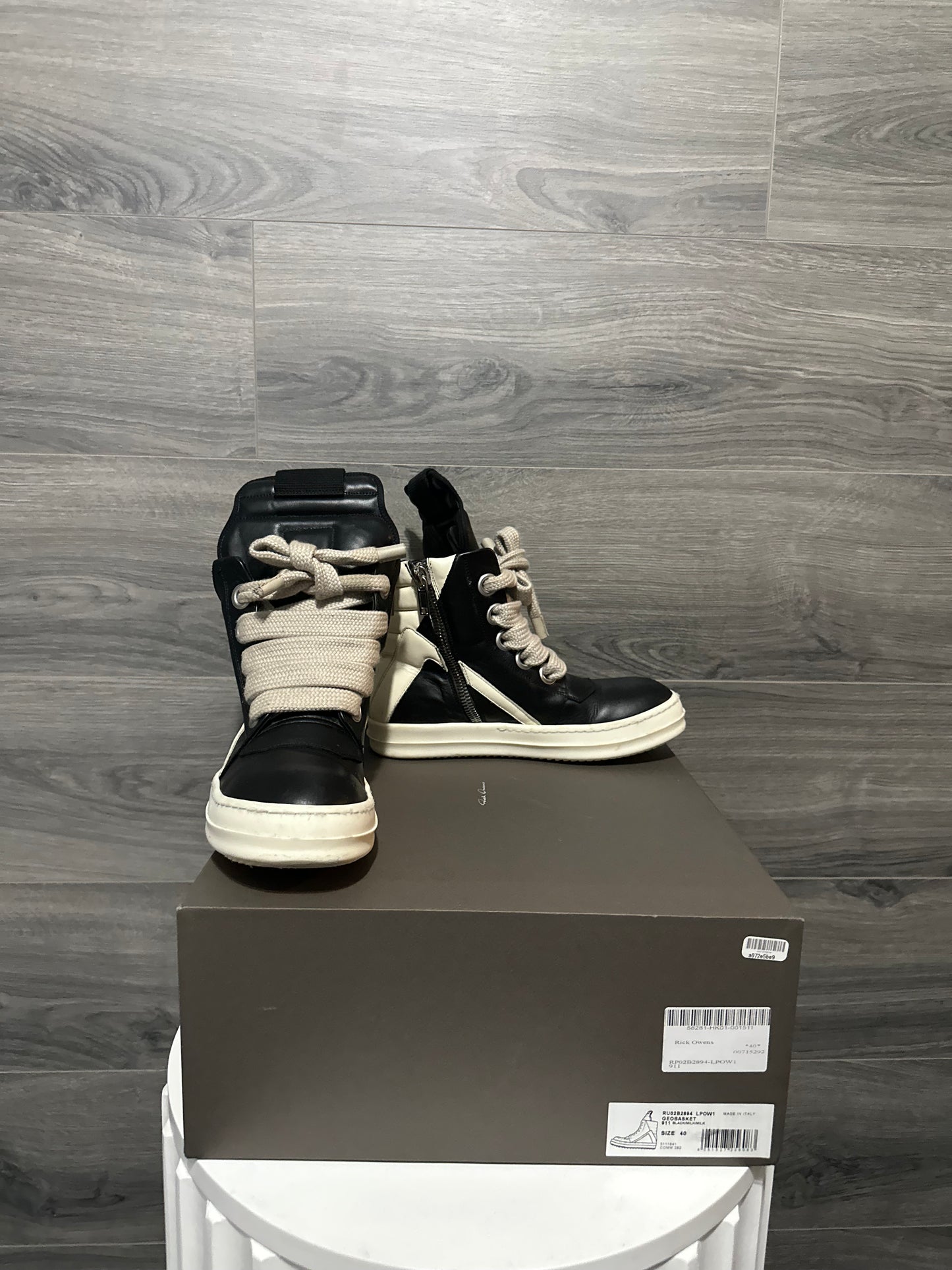 Rick Owens Jumbo Lace Geobaskets
