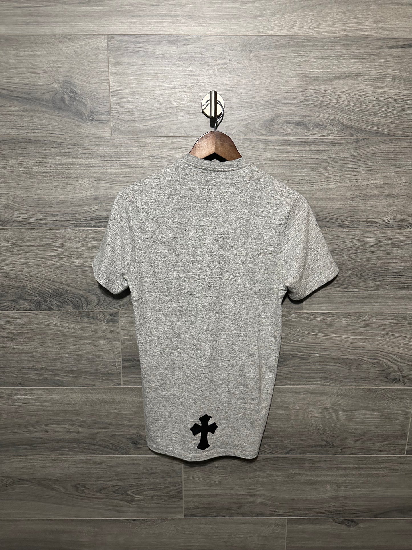 Chrome Hearts Triple Cross Patch Button Up Shirt