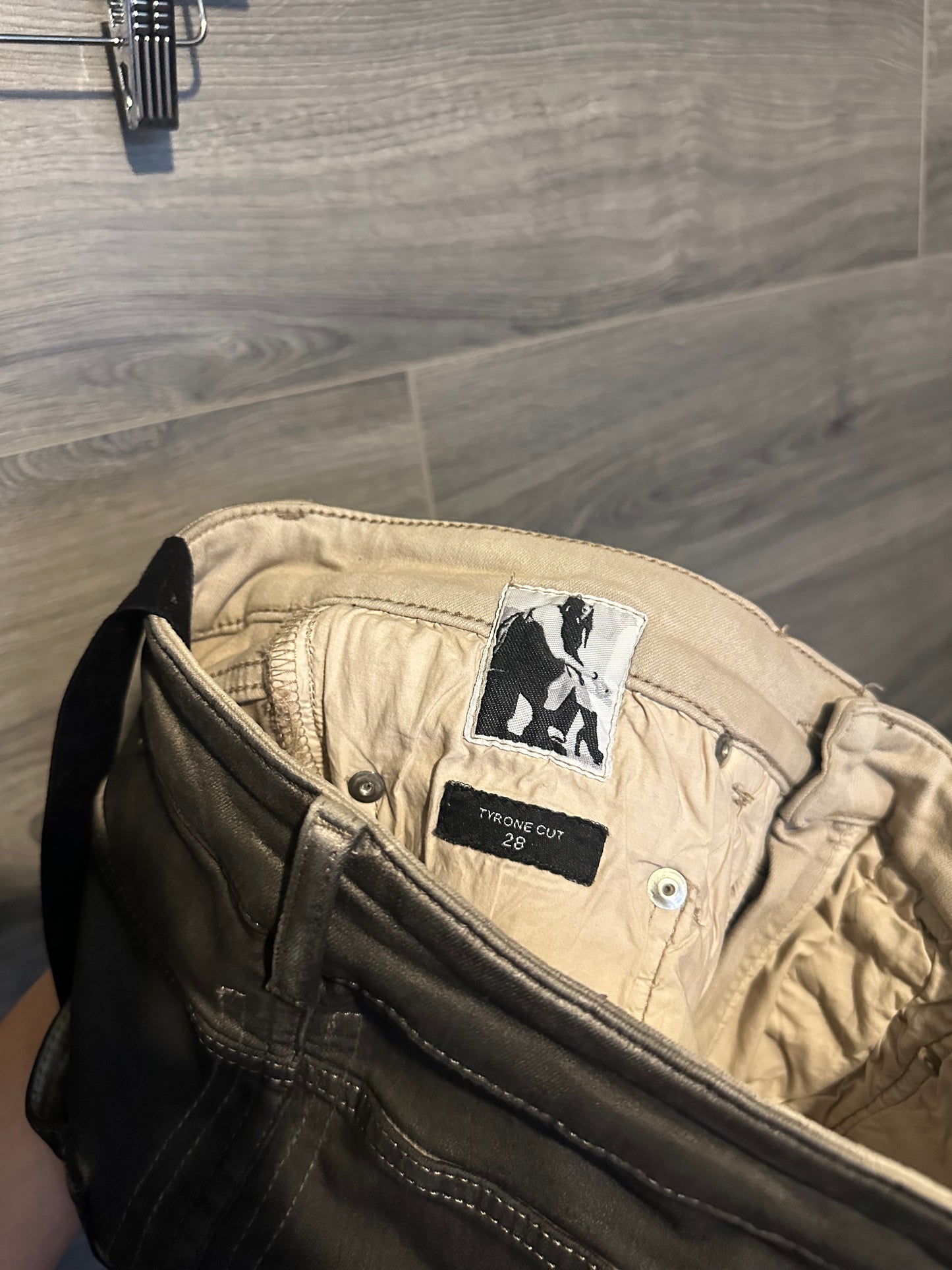 Rick Owens Black Pearl Degrade Jeans