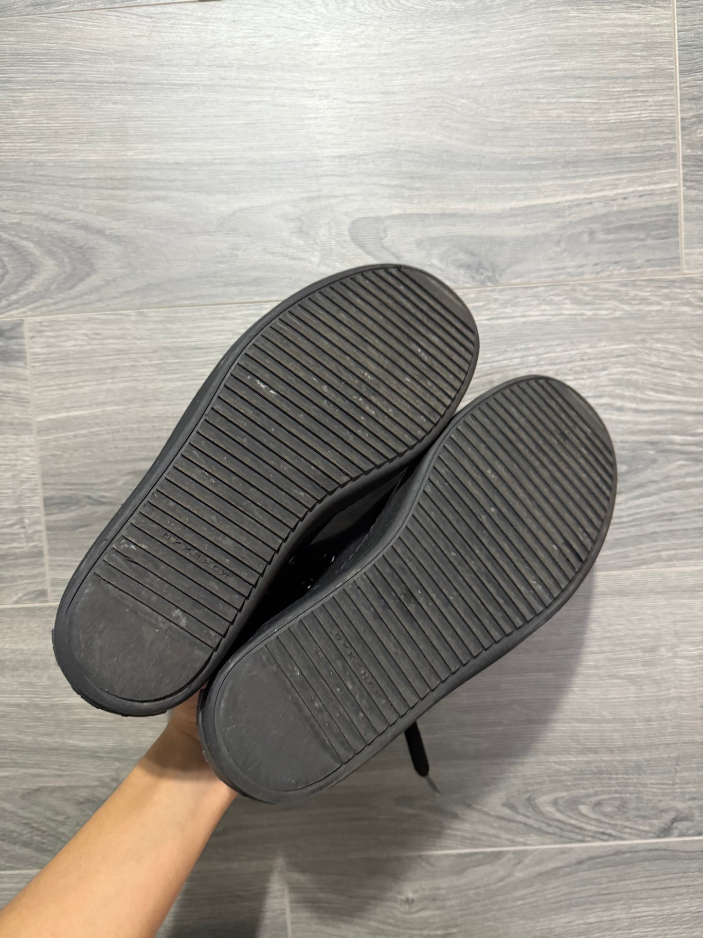 Rick Owens “Black” Lowtop Ramones