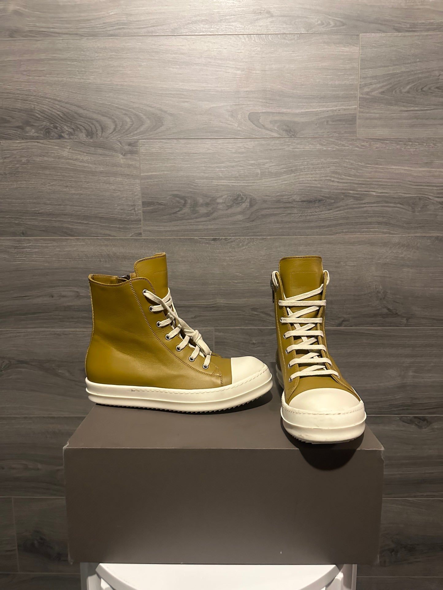 Rick Owens Mainline "Mustard" Ramones High