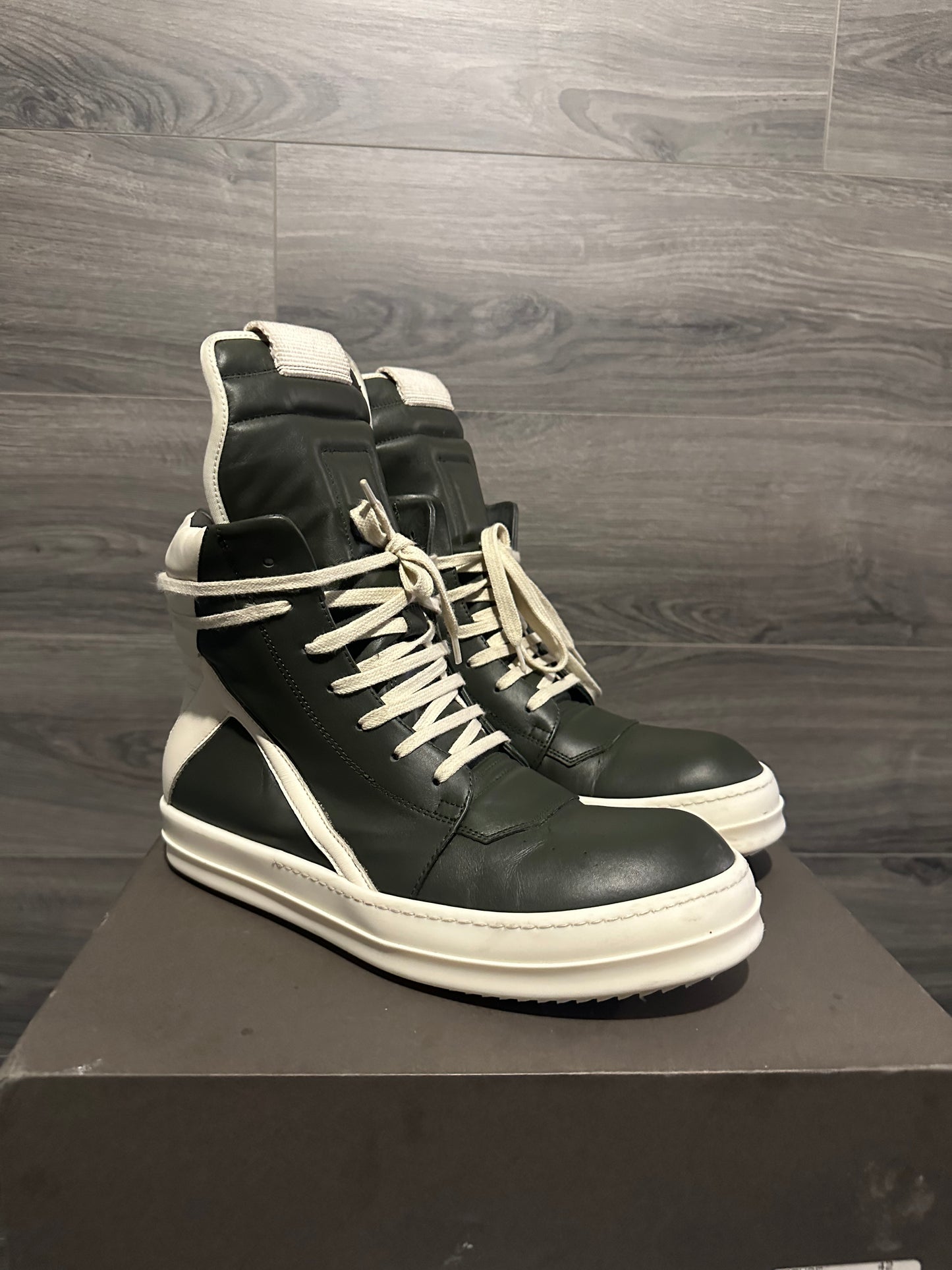 Rick Owens Mainline "Forest Green" Geobaskets