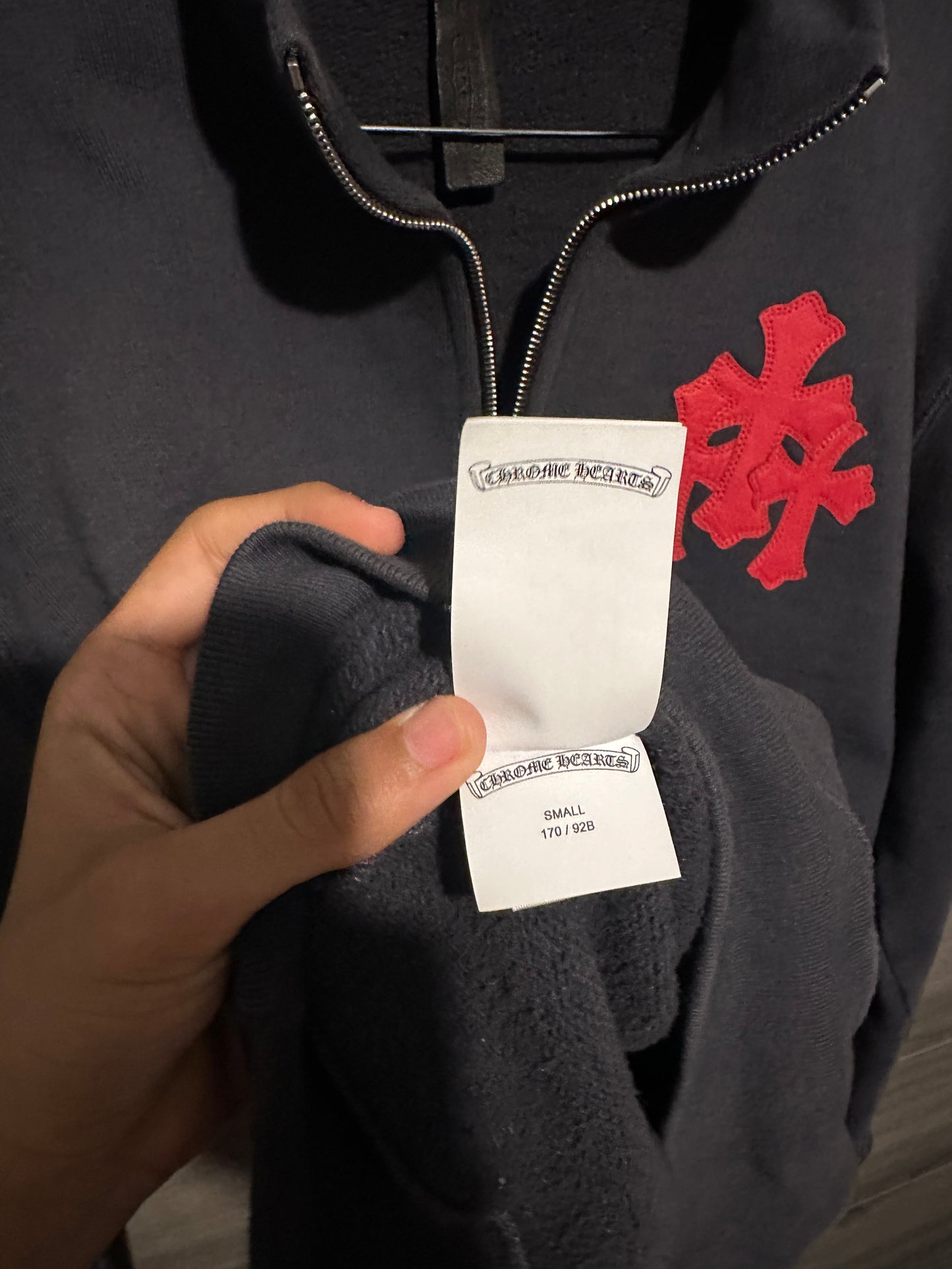 Chrome Hearts Triple Patch Quarter Zip